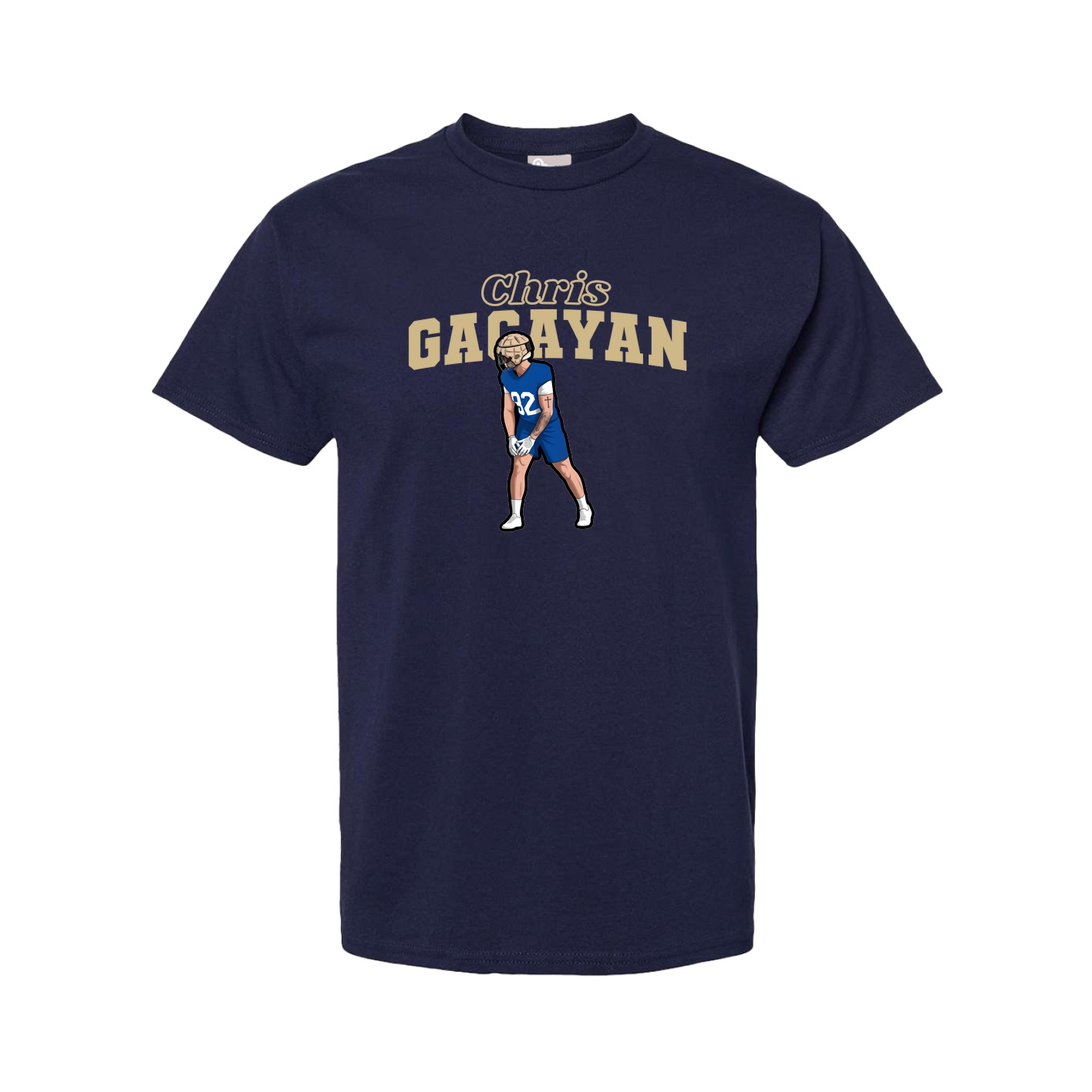 Youth Tee — Name Arch in Navy