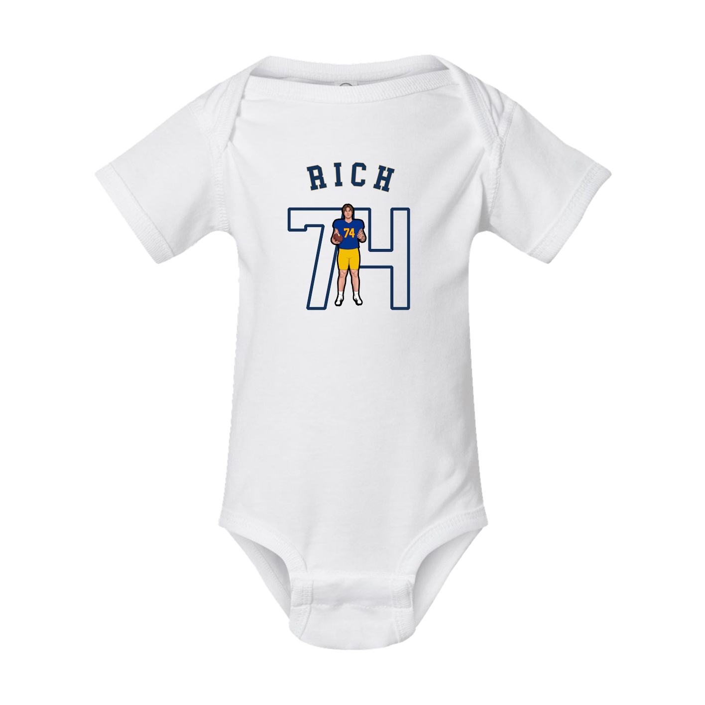 Baby Onesie — Shirsey Arch in White