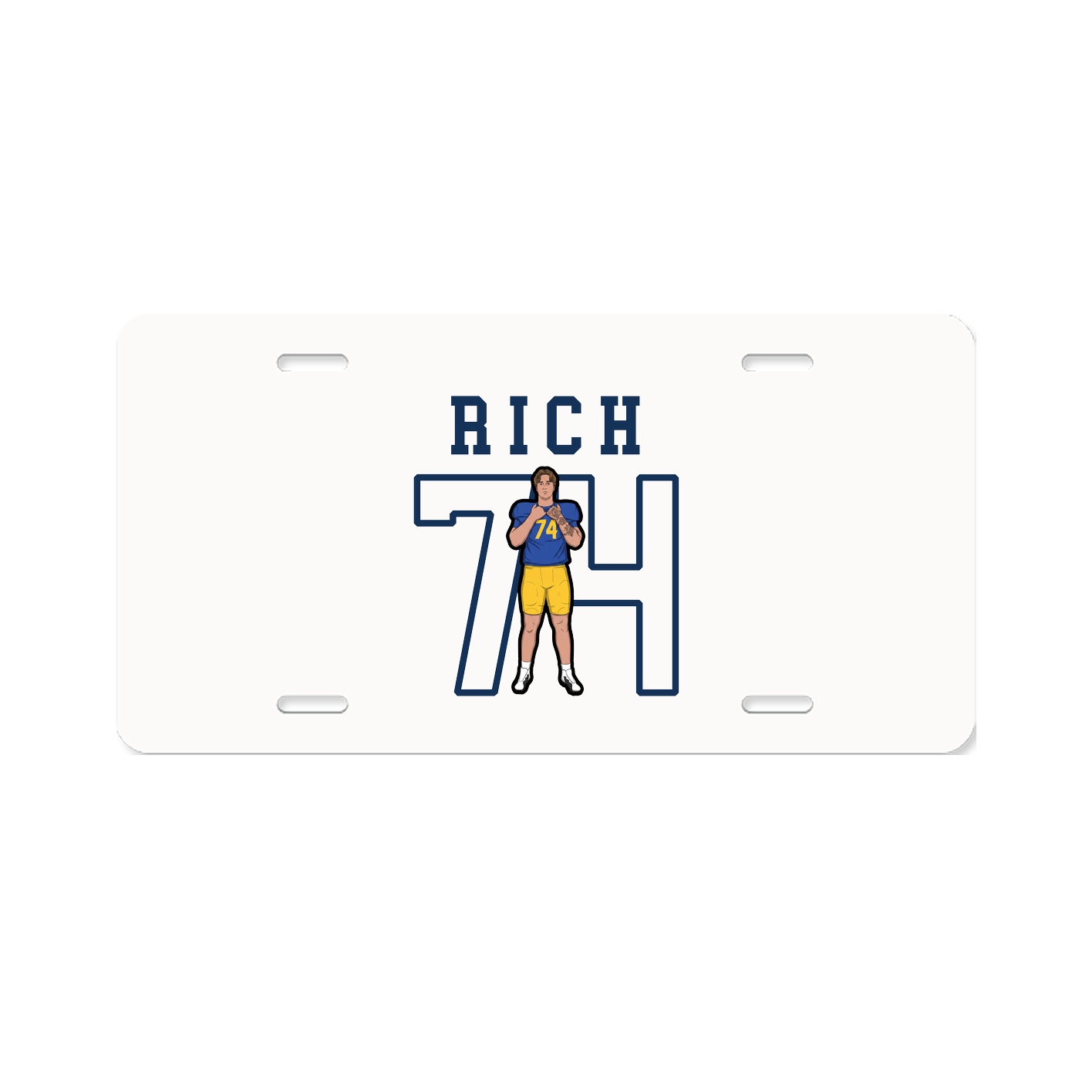 License Plate — Shirsey in Classic