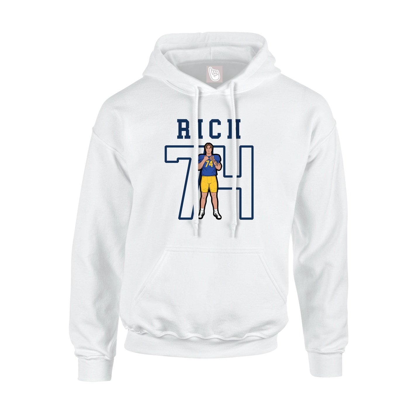 Youth Hoodie — Shirsey in White