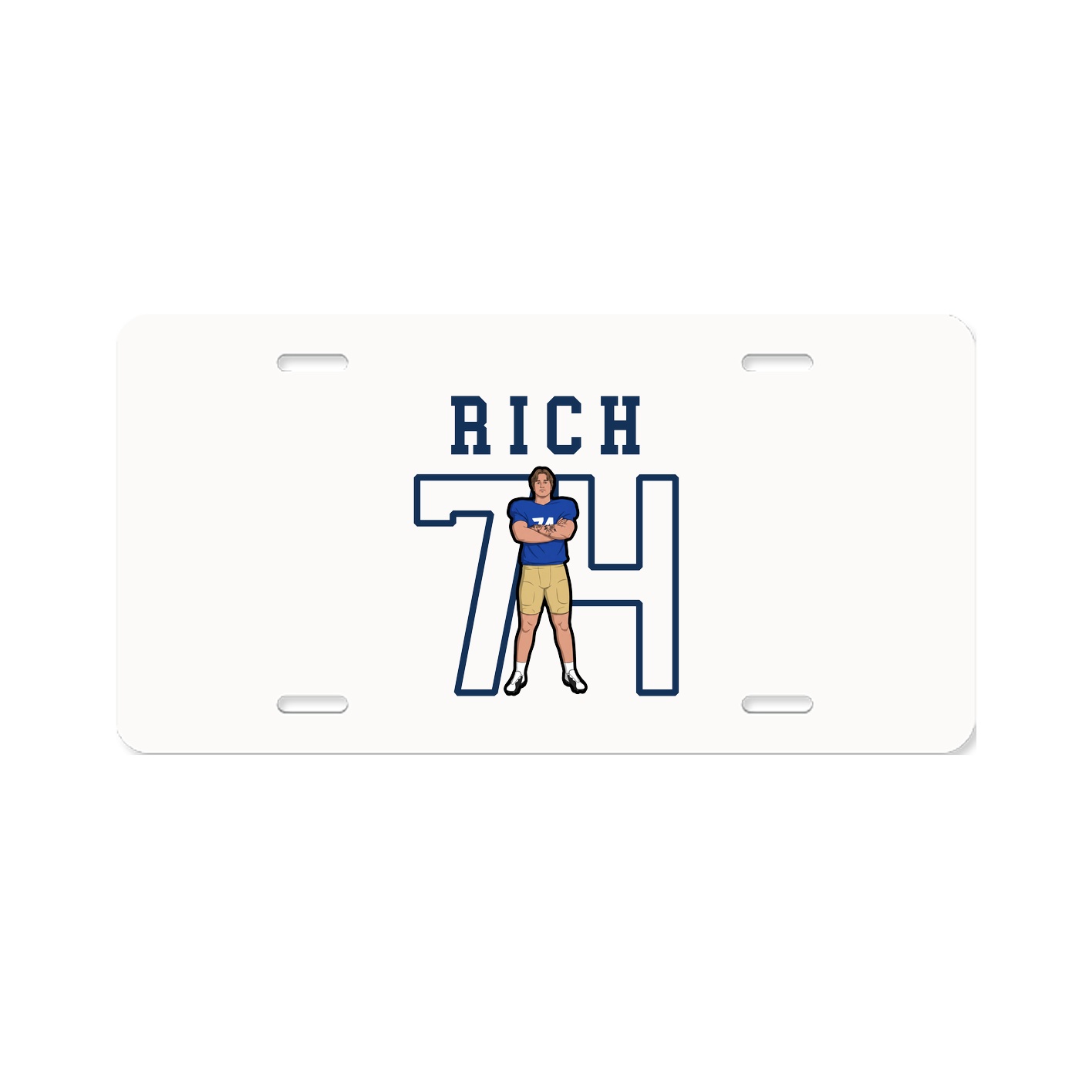 License Plate — Shirsey in Classic
