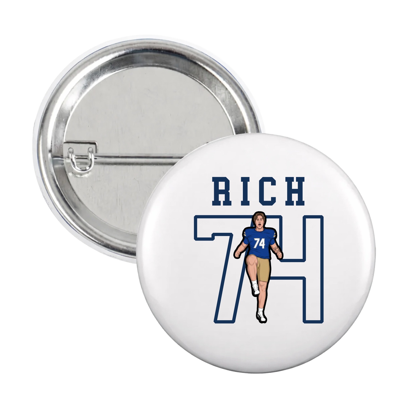 Game Day Button — Shirsey in White