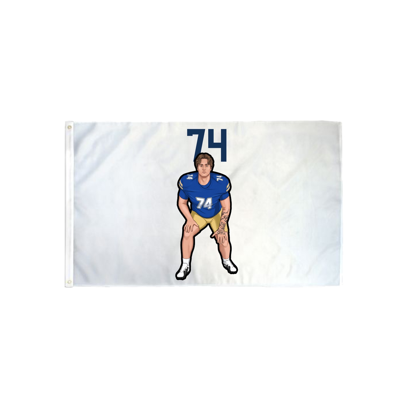 3x5 Flag — Number Top in Classic