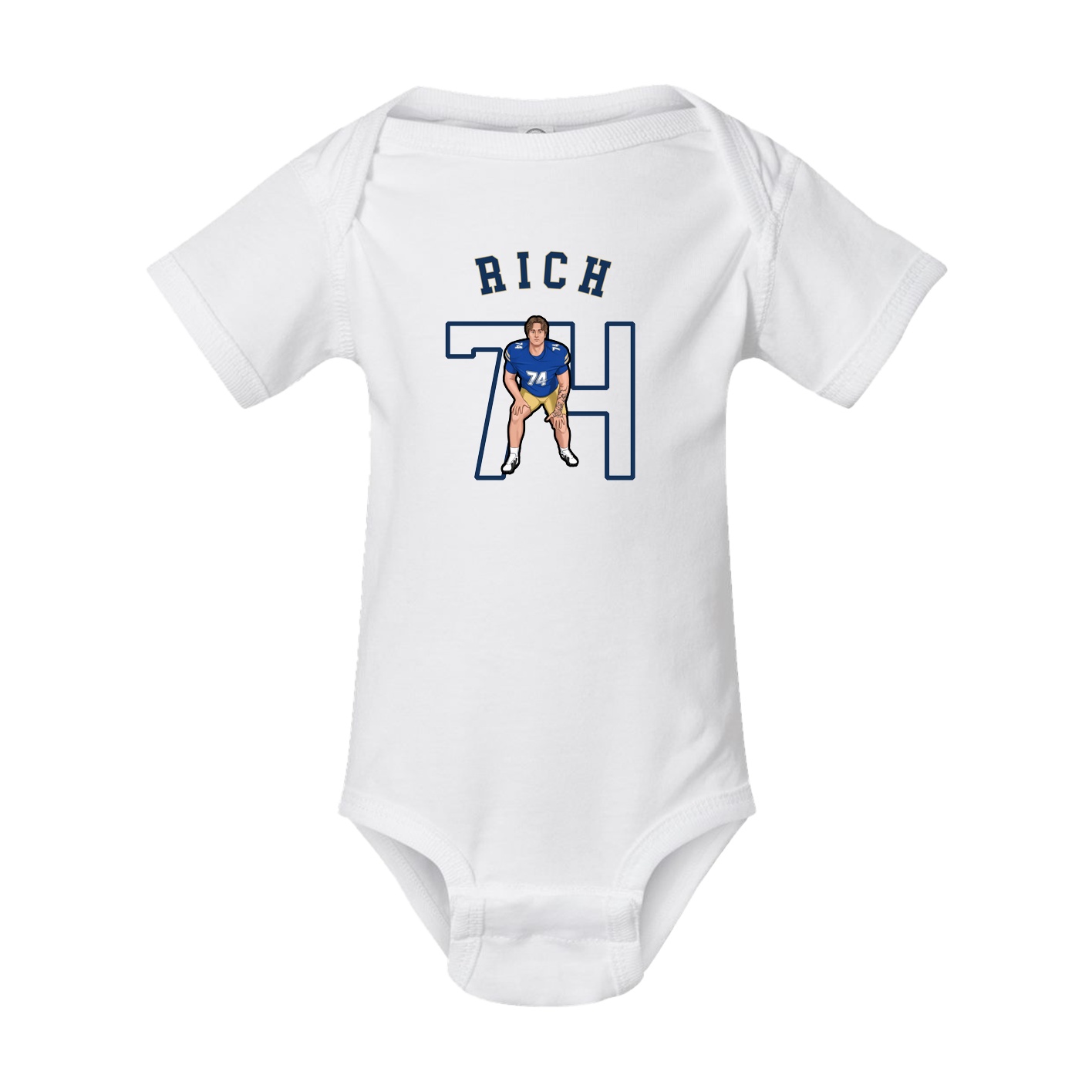 Baby Onesie — Shirsey Arch in White