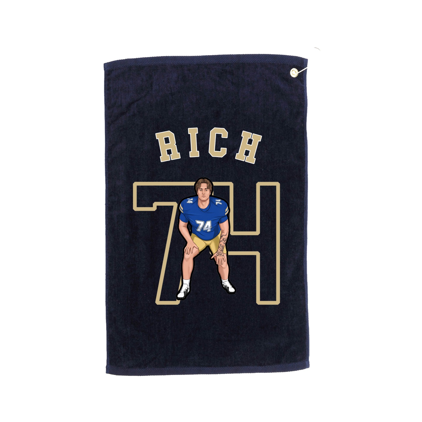 Golf Towel — Shirsey Arch in Navy