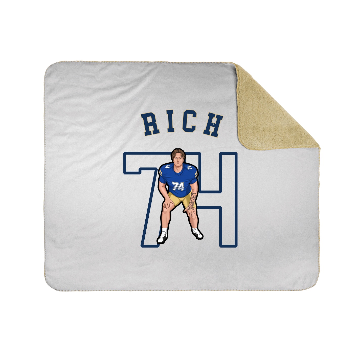 Throw Blanket — Shirsey Arch in White