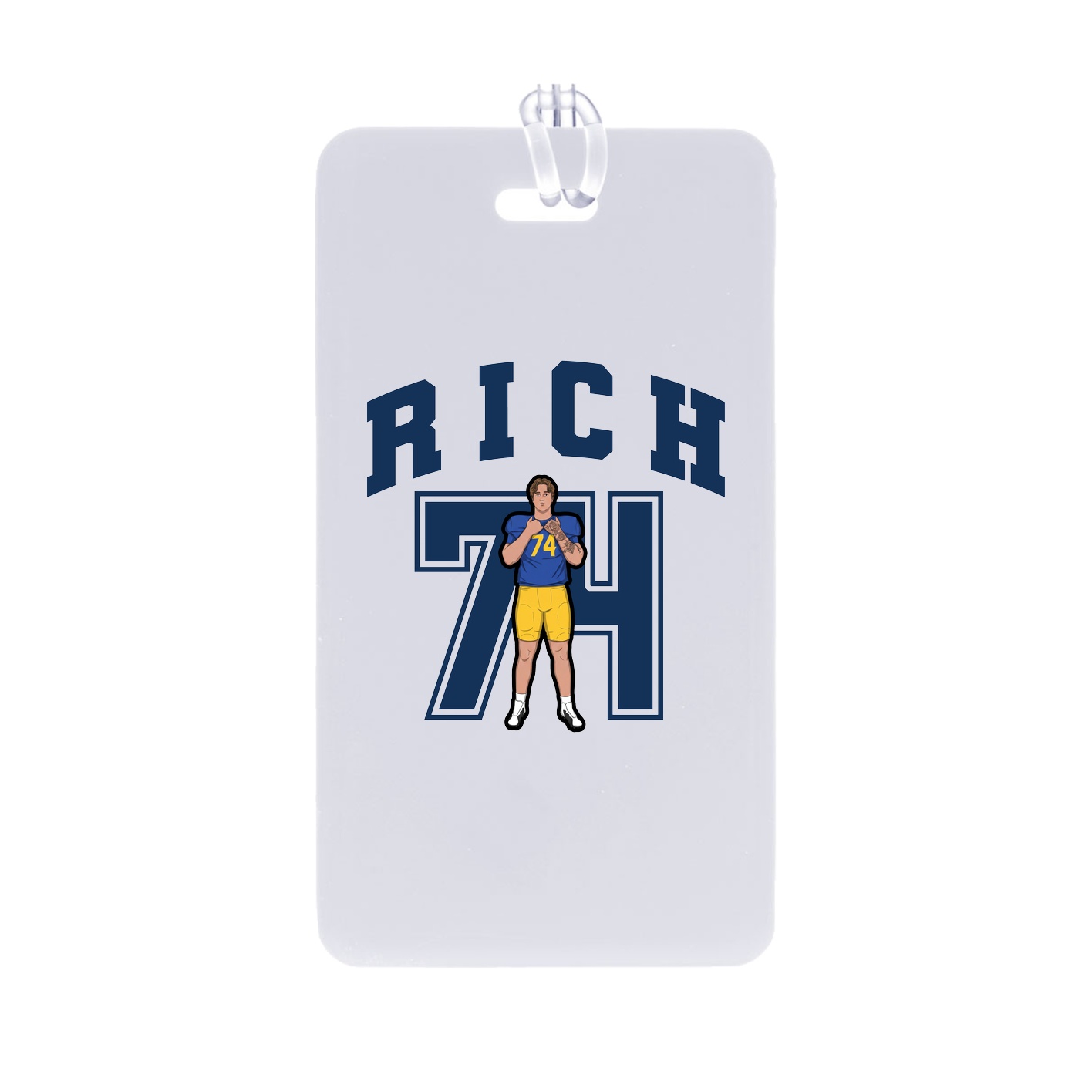 Bag Tag — Number in Classic