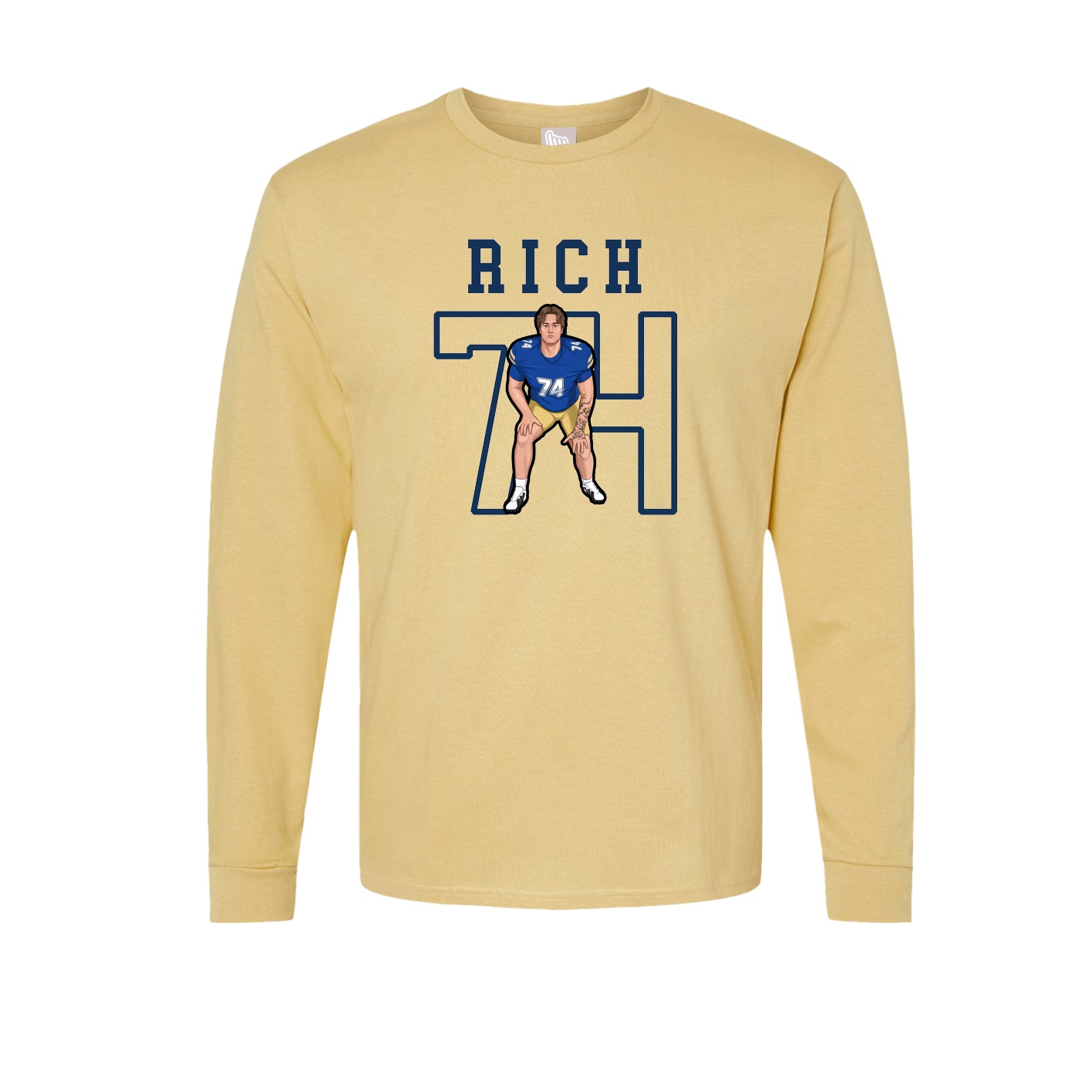 Long Sleeve Tee — Shirsey in Vegas Gold