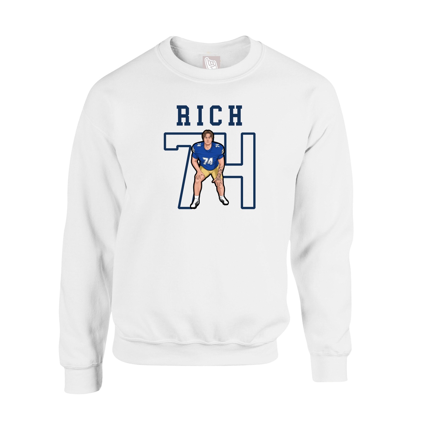 Fleece Crew — Shirsey in White