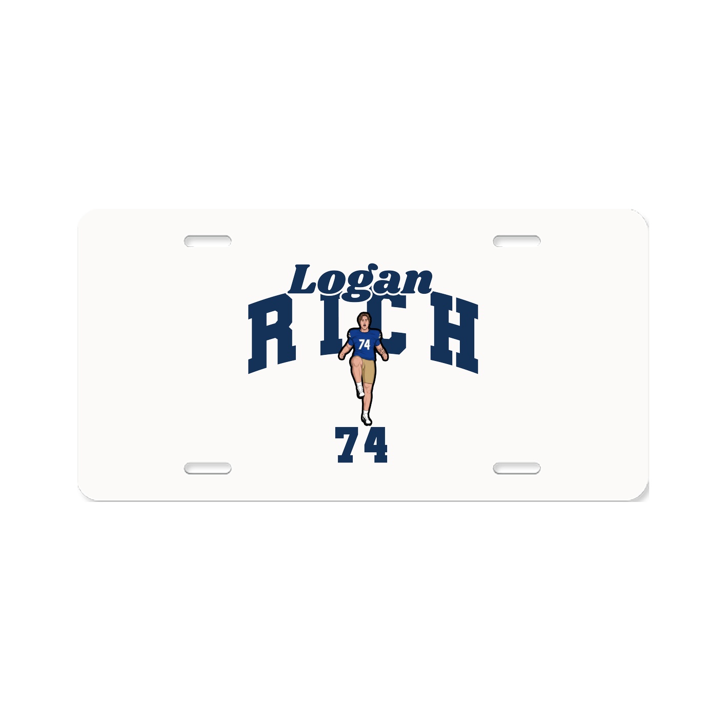 License Plate — Signature Arch in Classic