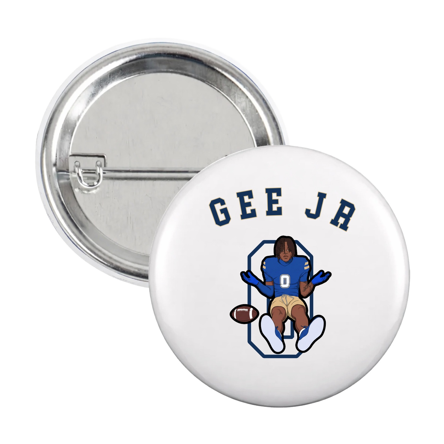 Game Day Button — Shirsey Arch in White