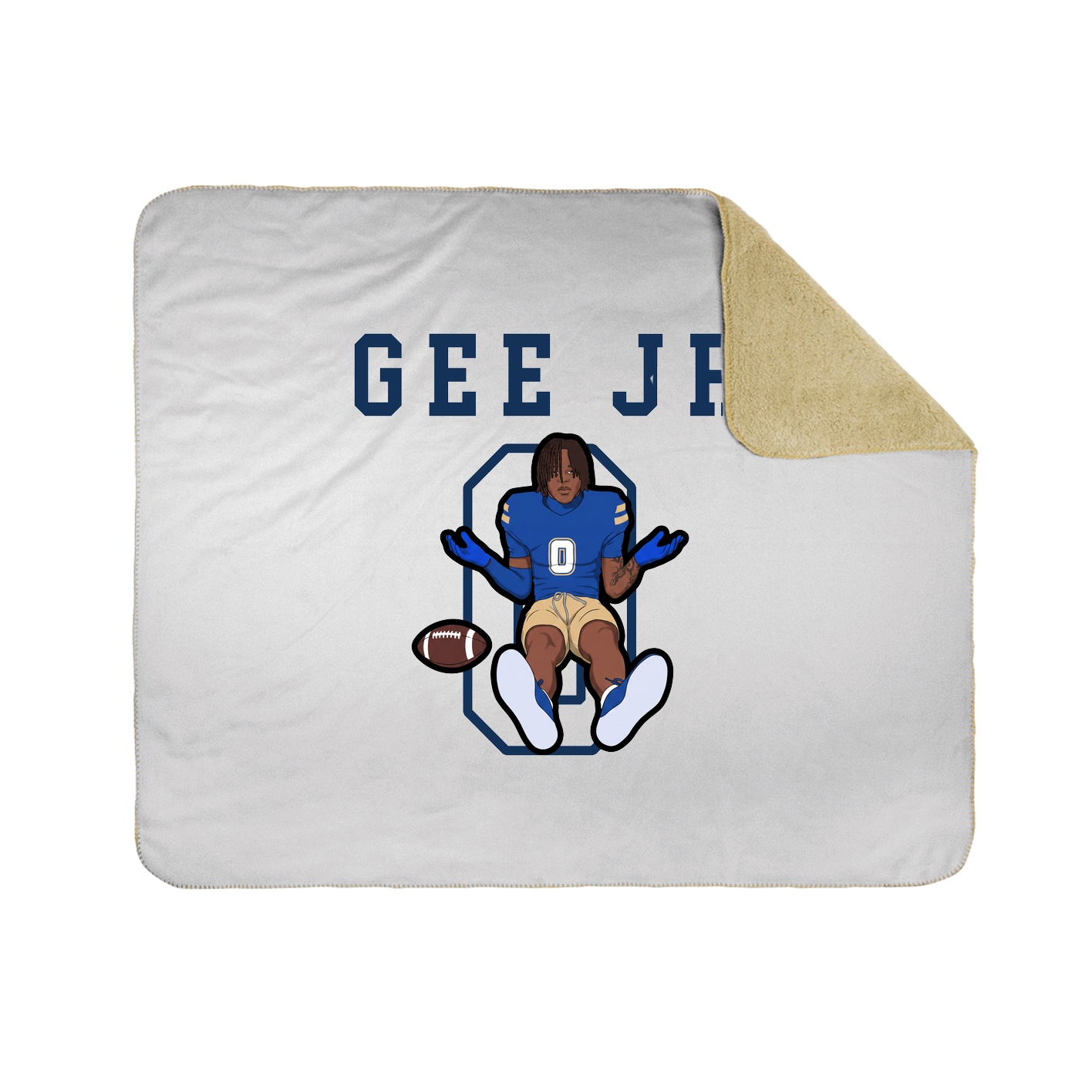 Throw Blanket — Shirsey in White