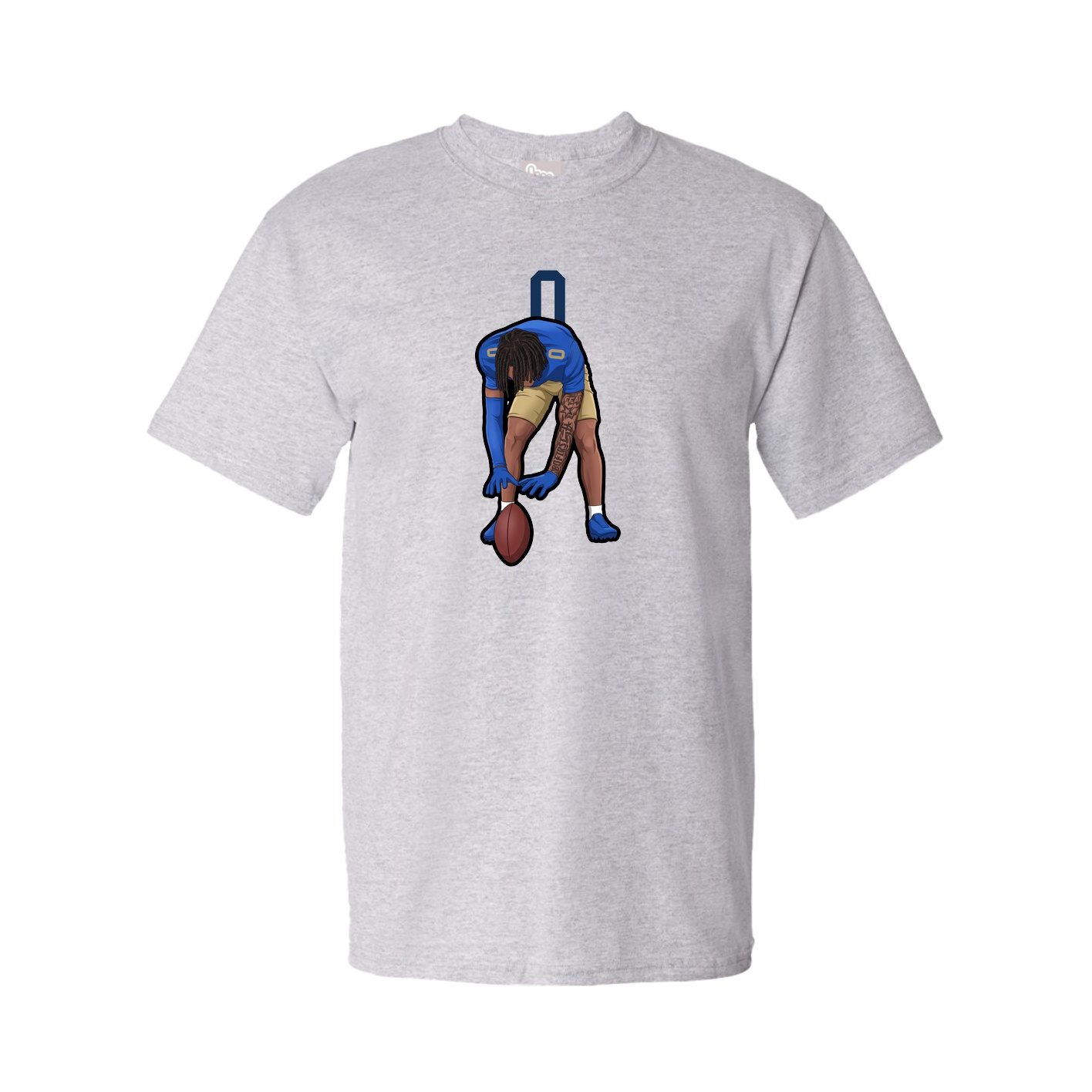 Tee — Number Top in Grey
