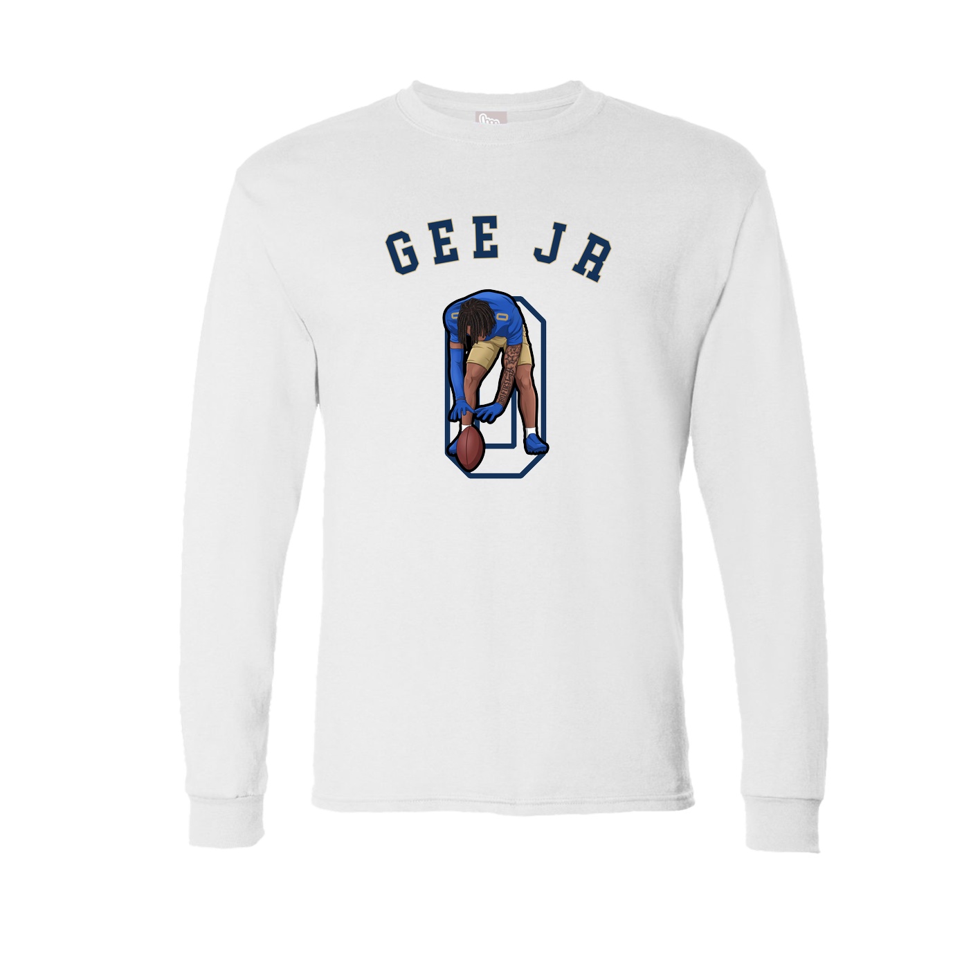 Long Sleeve Tee — Shirsey Arch in White