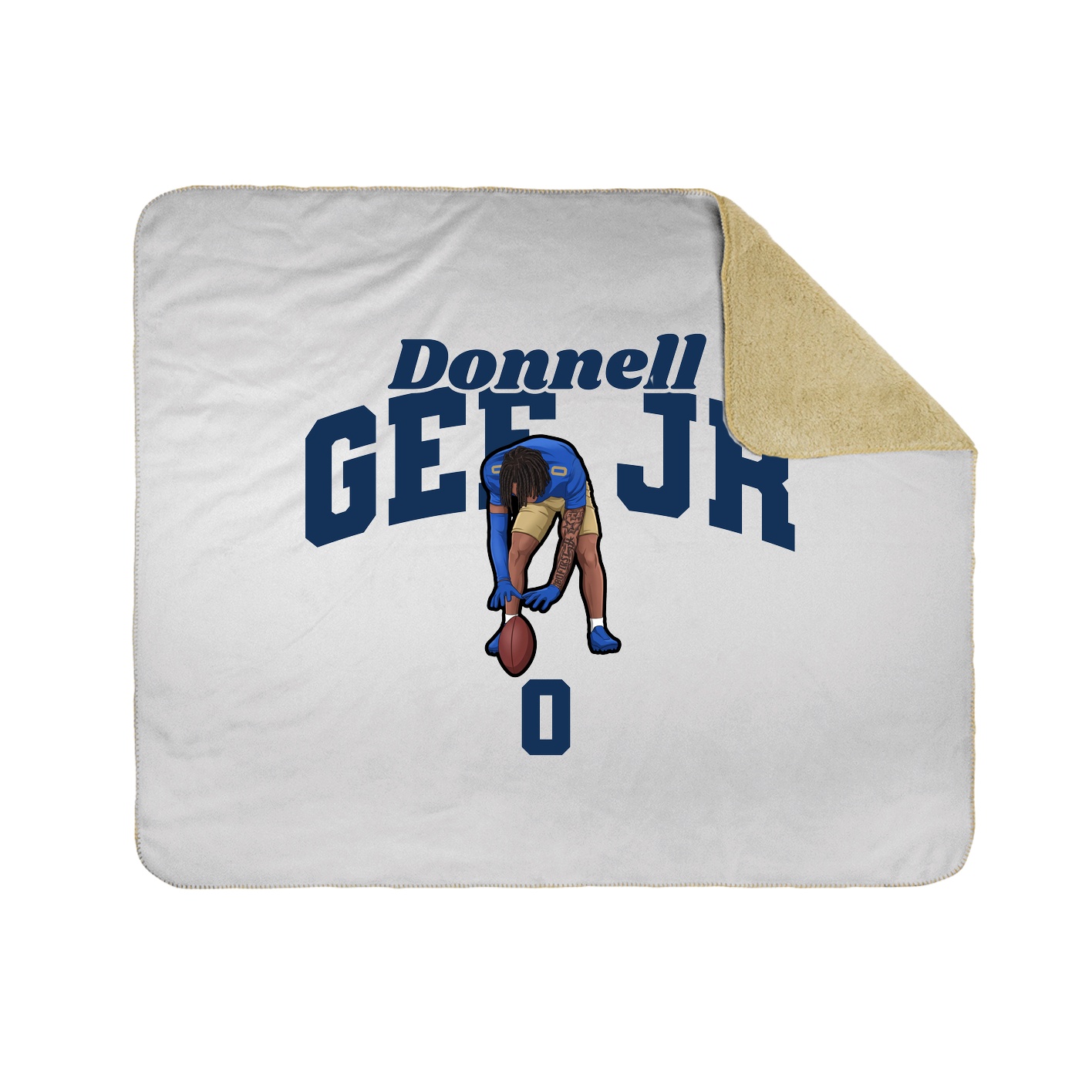 Throw Blanket — Signature Arch in White
