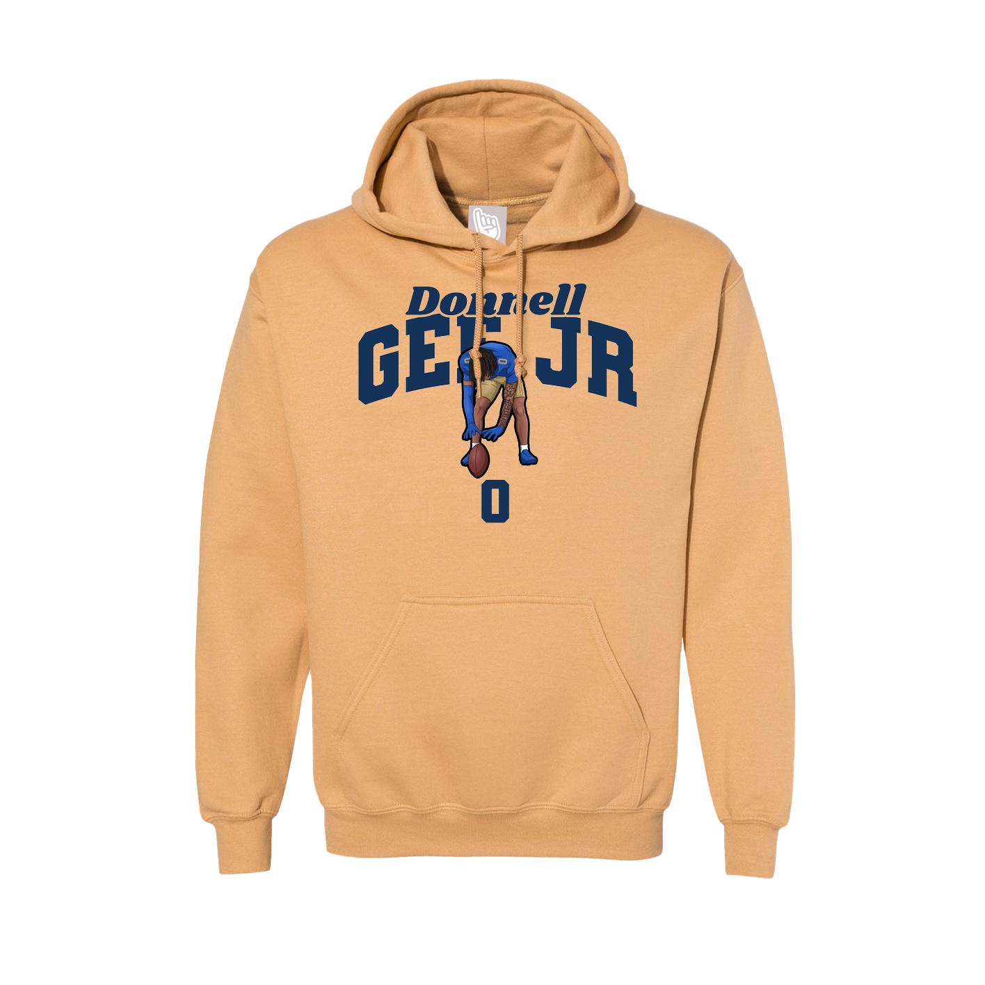 Hoodie — Signature Arch in Vegas Gold