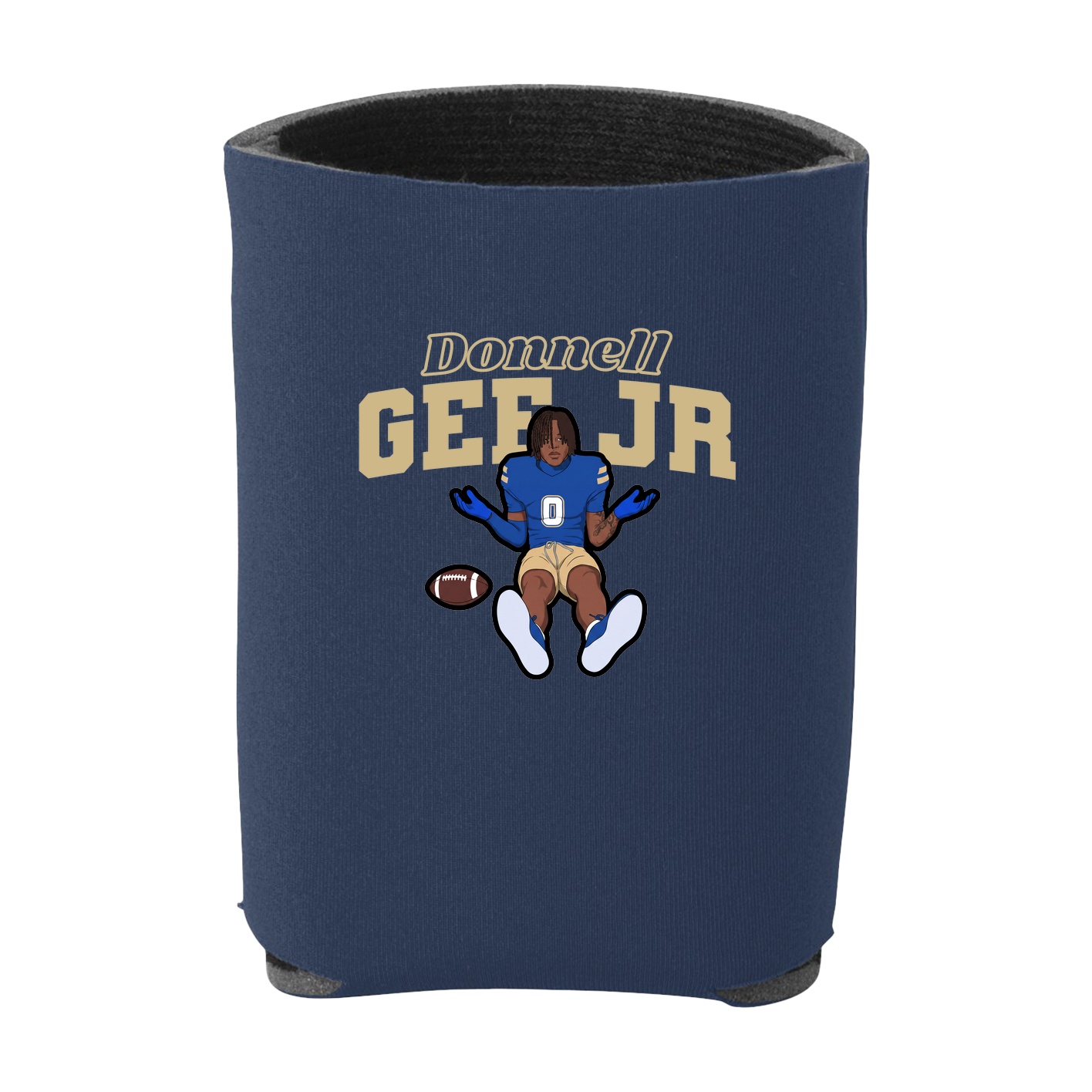 Can Holder — Name Arch in Navy