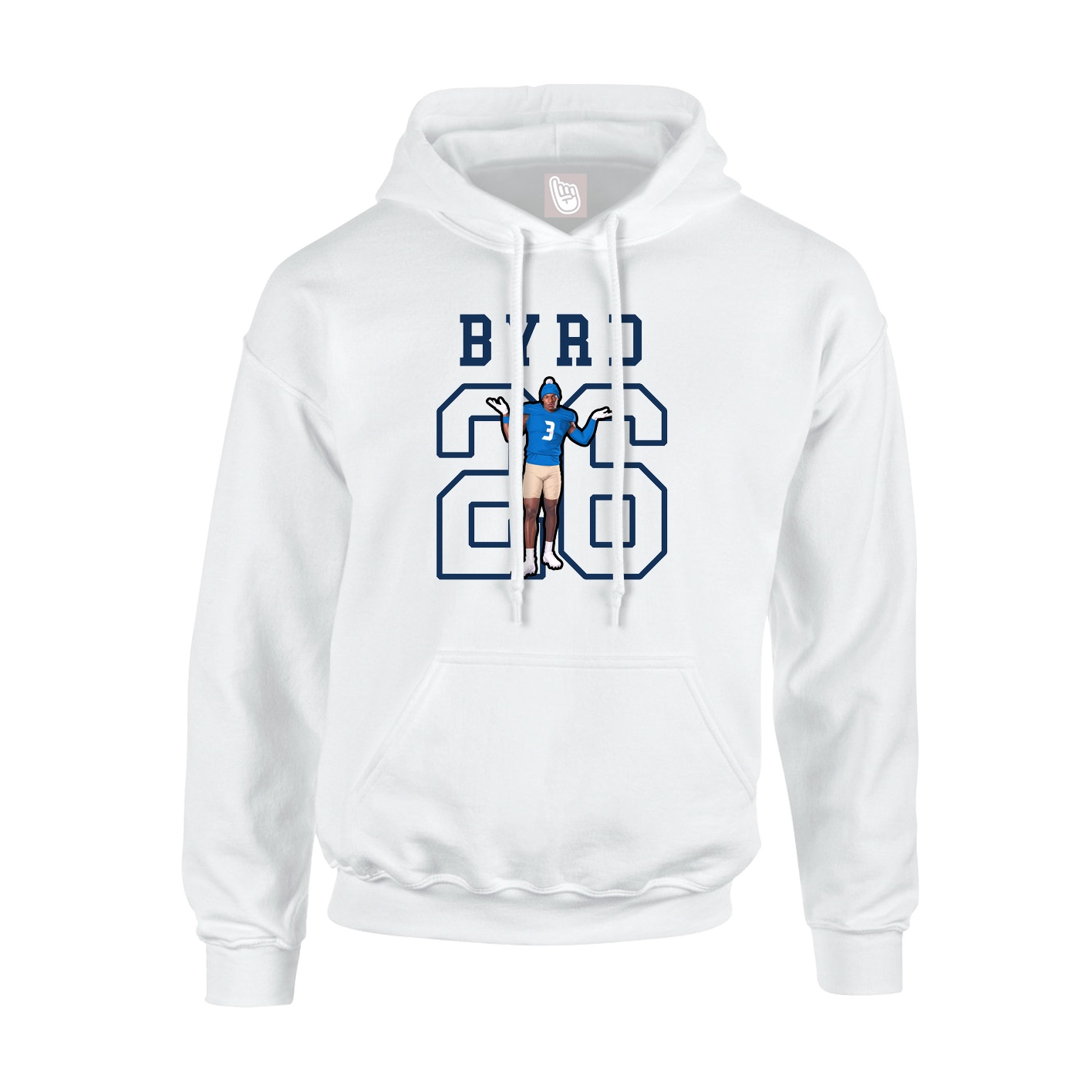 Hoodie — Shirsey in White