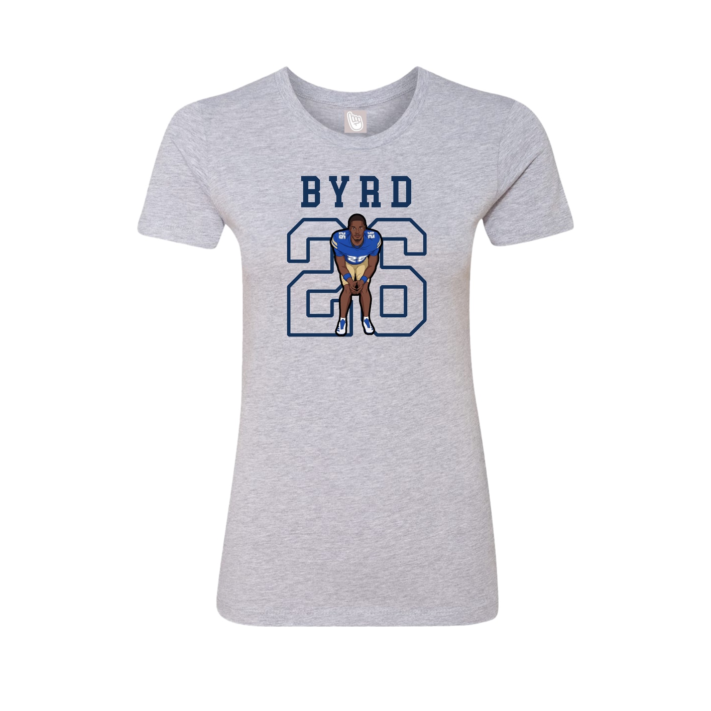 Fitted Women's Tee — Shirsey in Grey