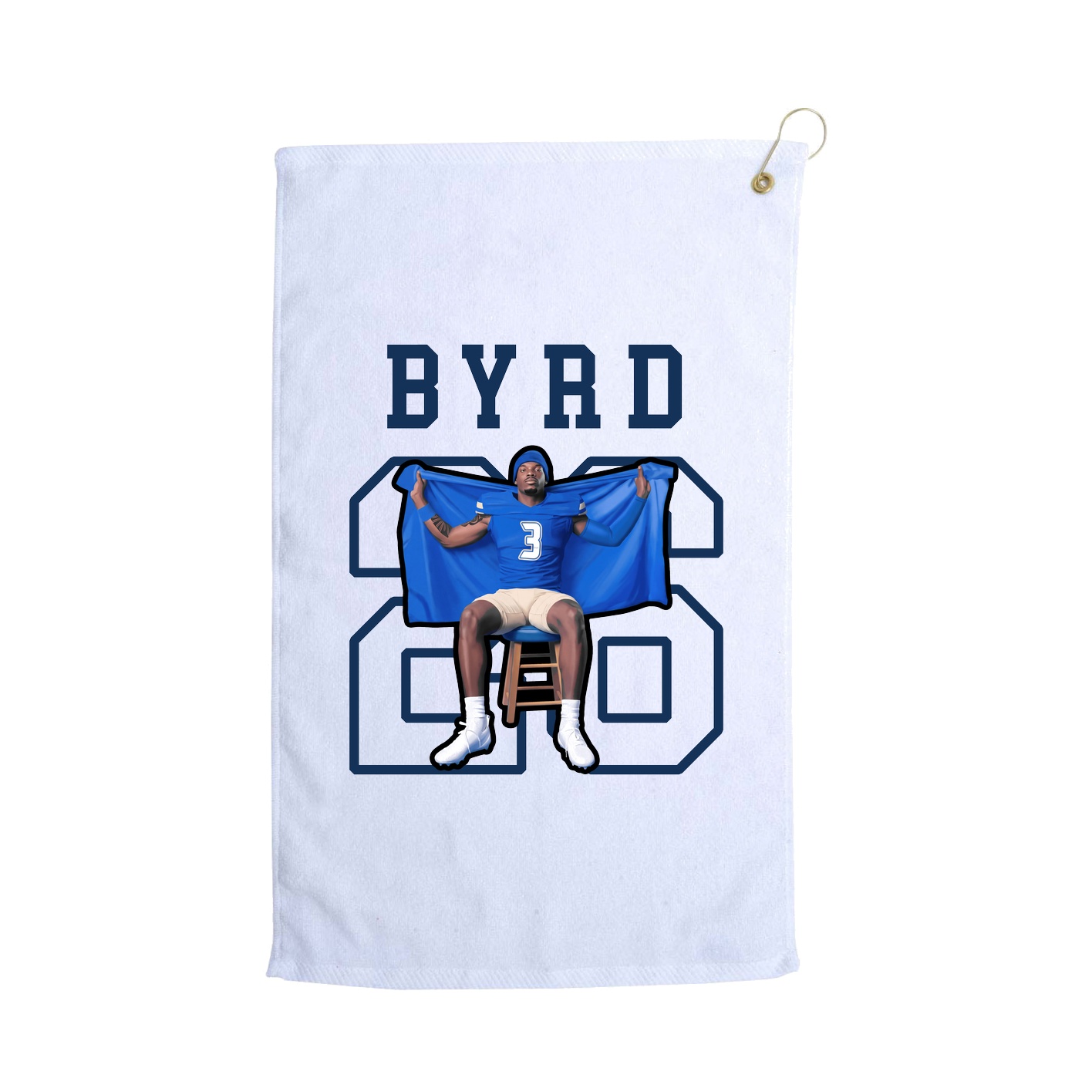 Golf Towel — Shirsey in White