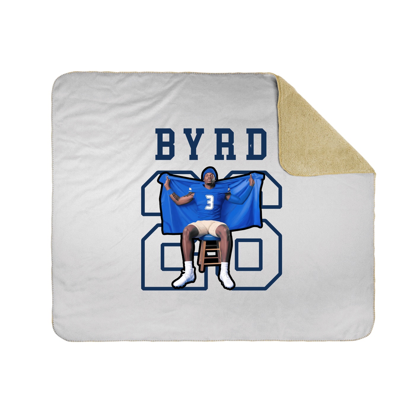 Throw Blanket — Shirsey in White