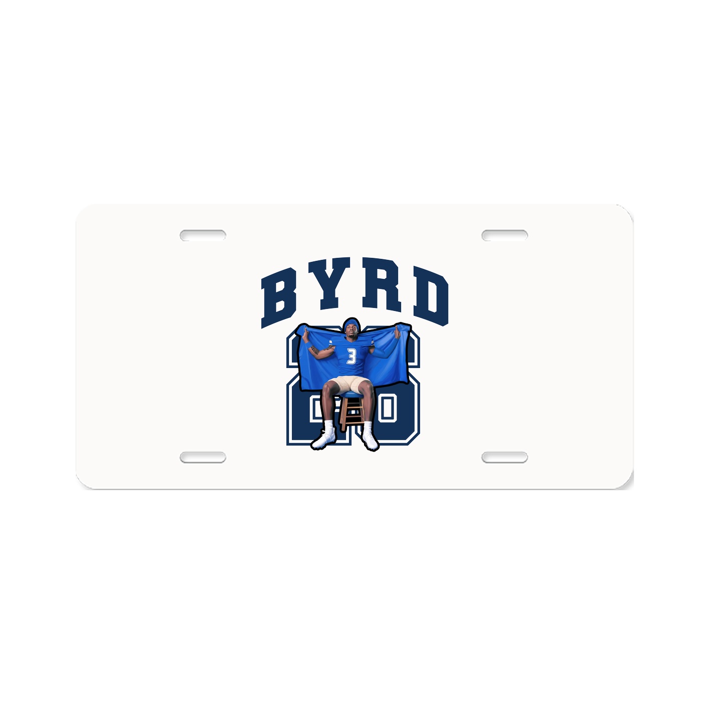 License Plate — Number in Classic