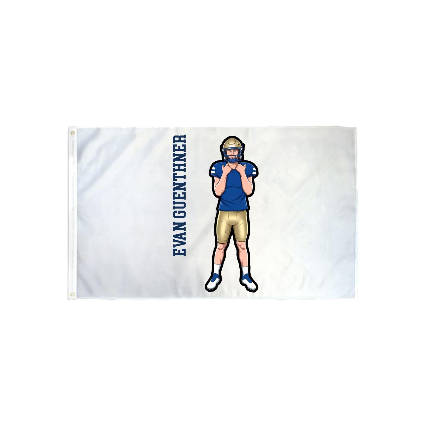 3x5 Flag — Name Vertical in Classic
