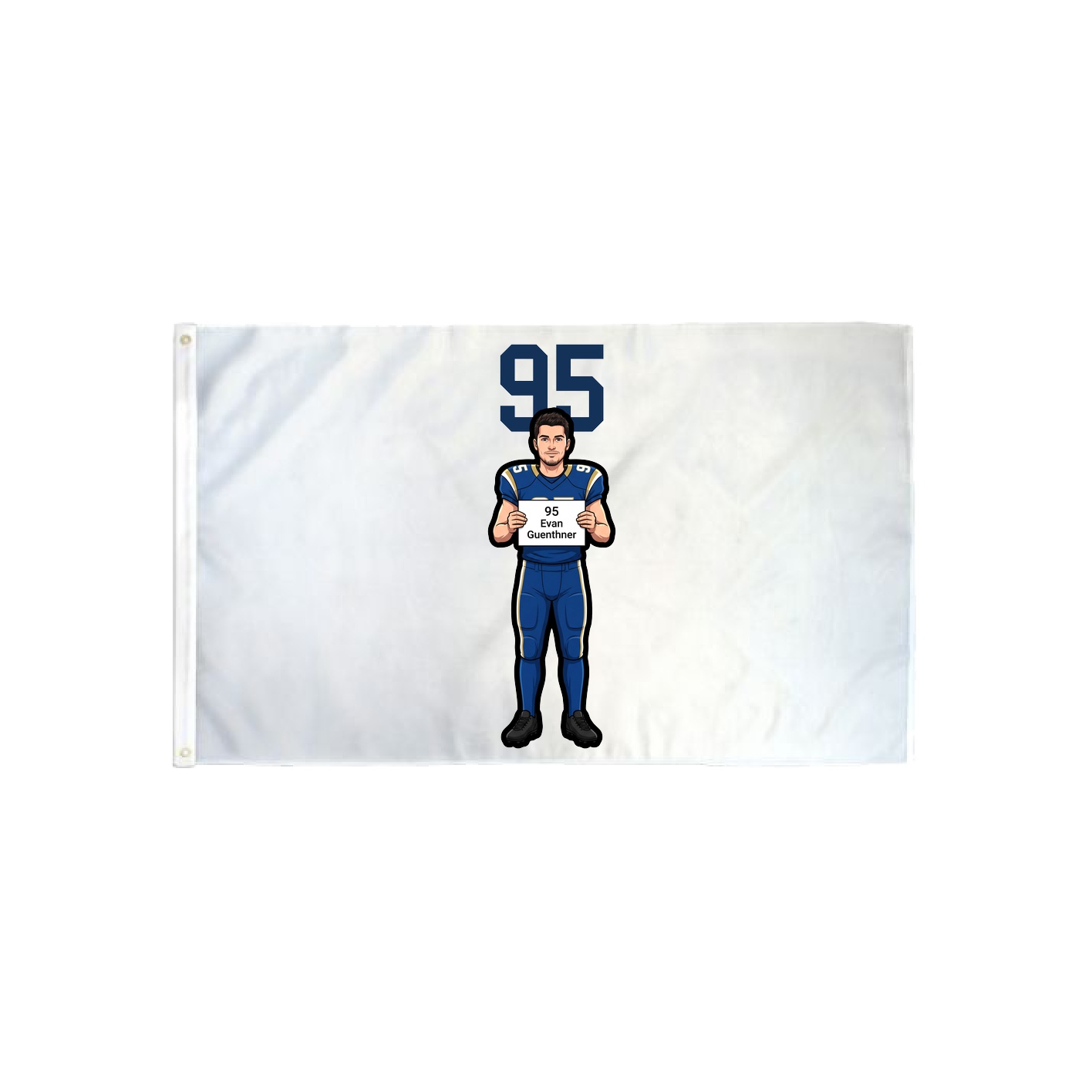 3x5 Flag — Number Top in Classic