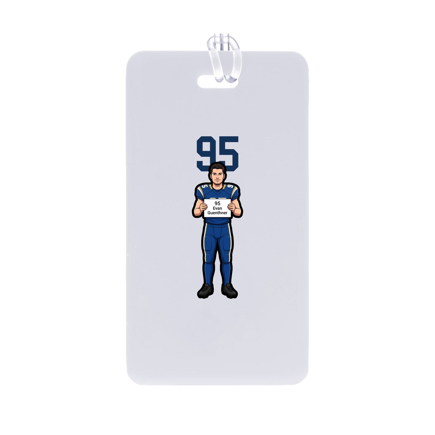 Bag Tag — Number Top in Classic