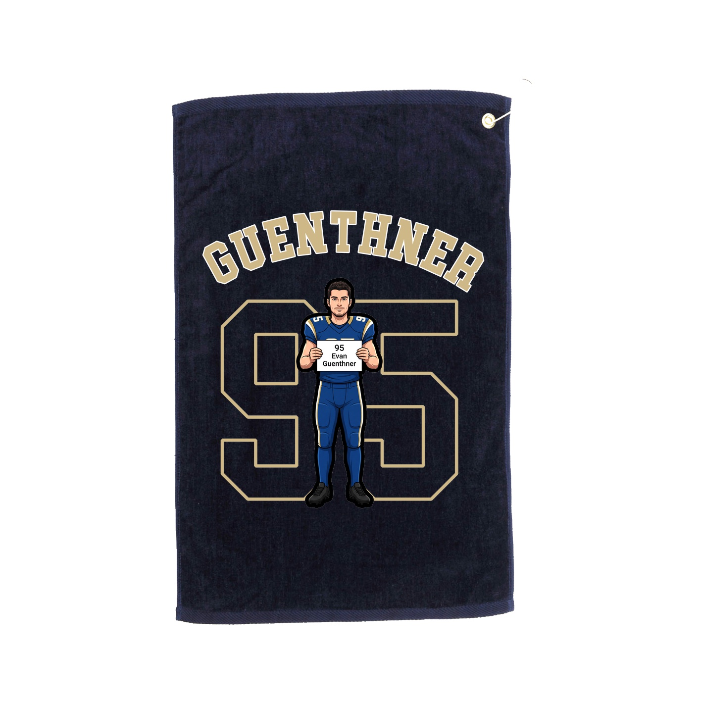 Golf Towel — Shirsey Arch in Navy