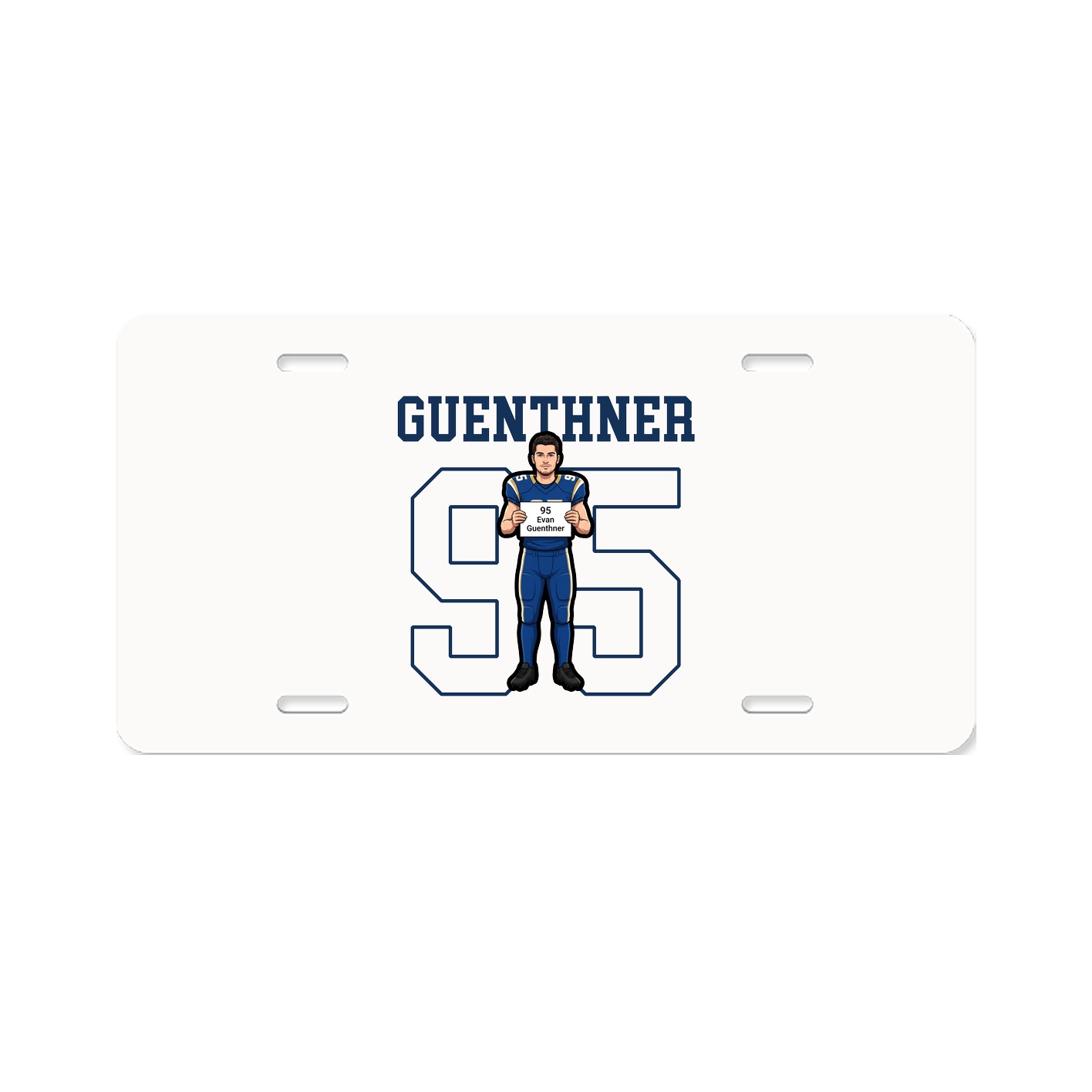 License Plate — Shirsey in Classic