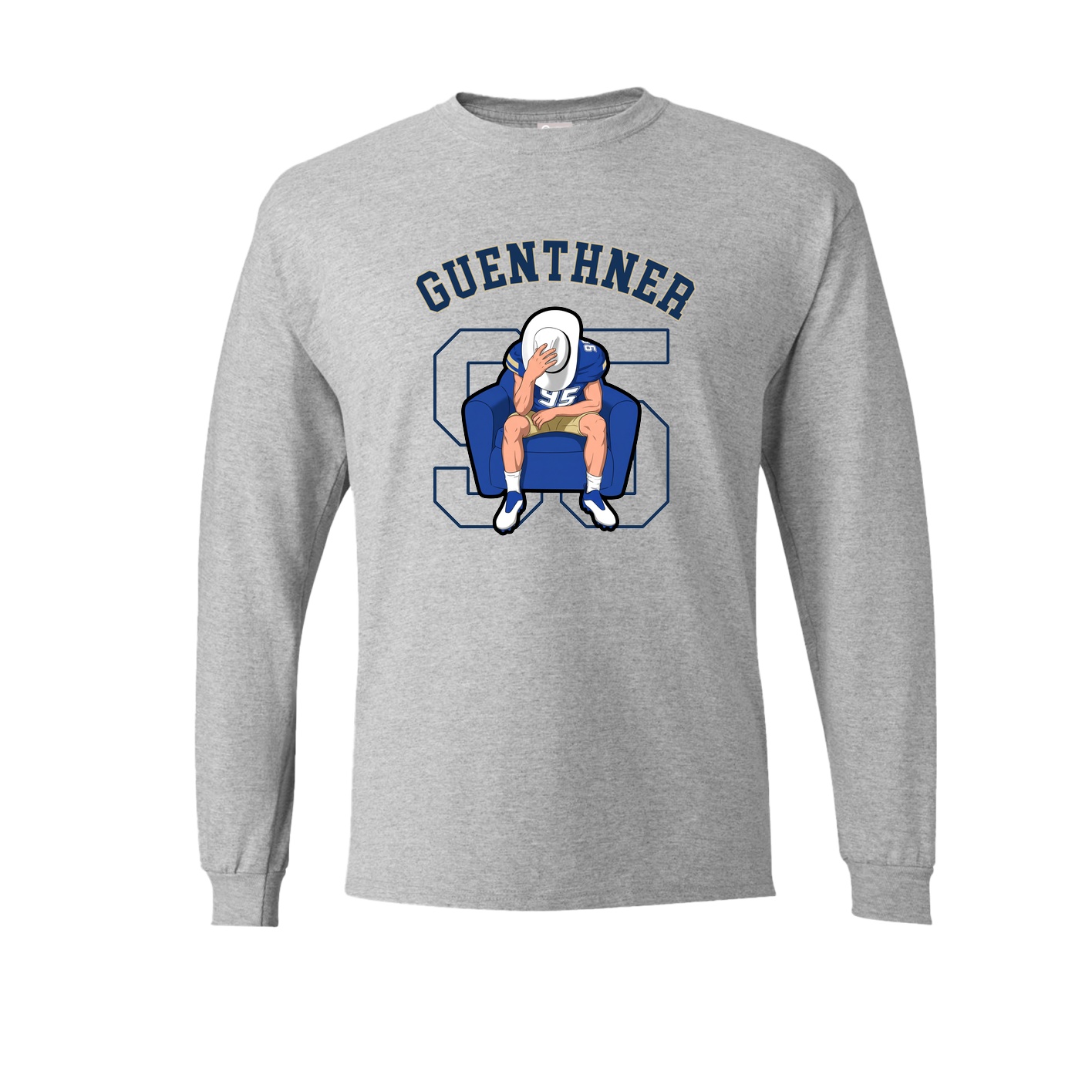 Long Sleeve Tee — Shirsey Arch in Grey