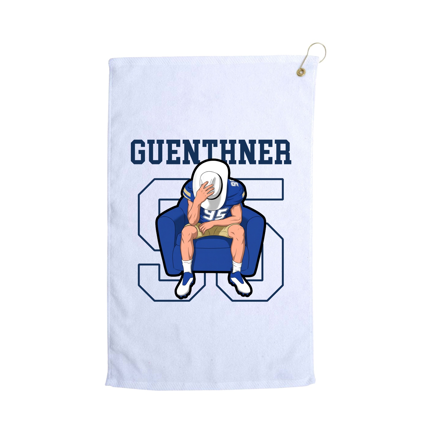 Golf Towel — Shirsey in White