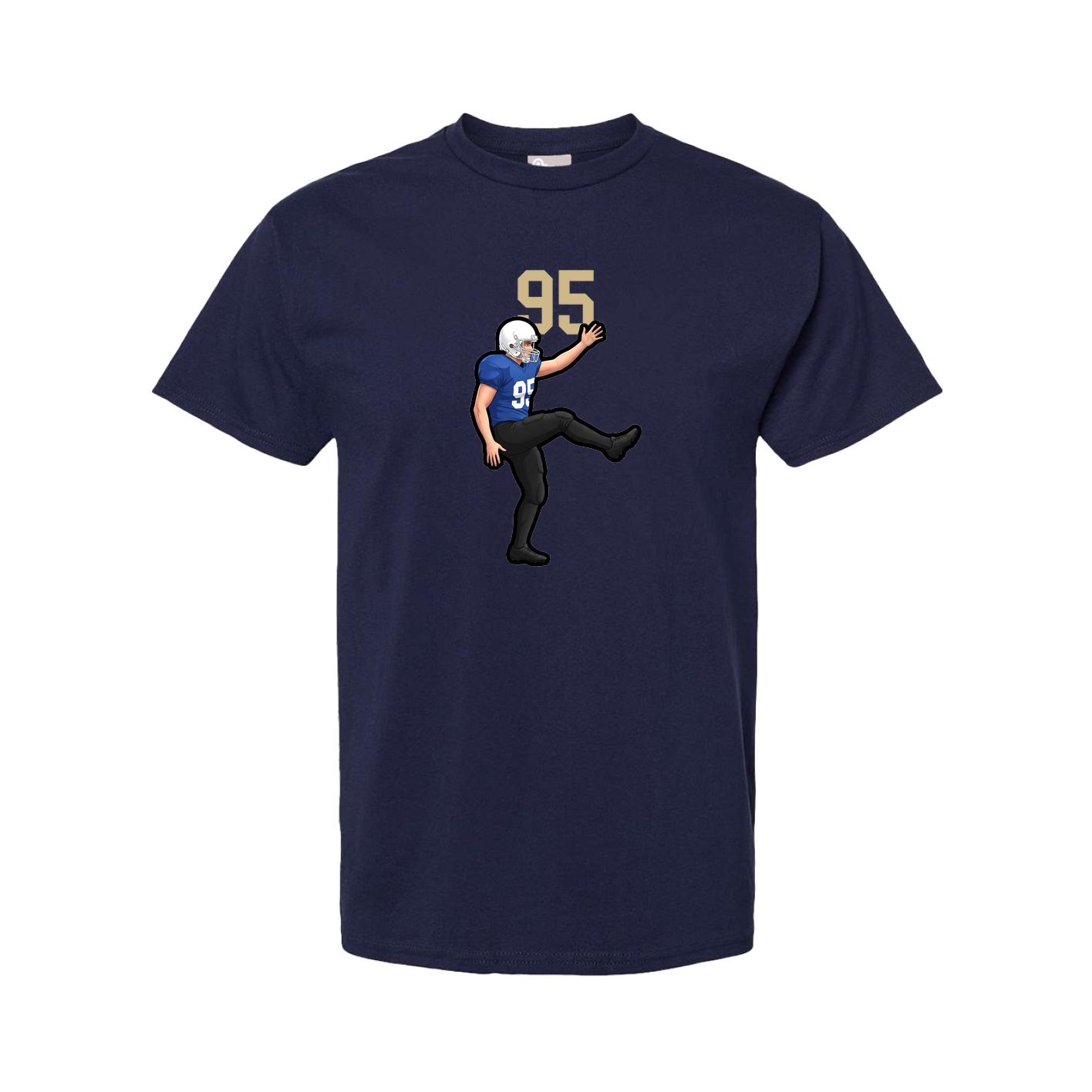 Tee — Number Top in Navy