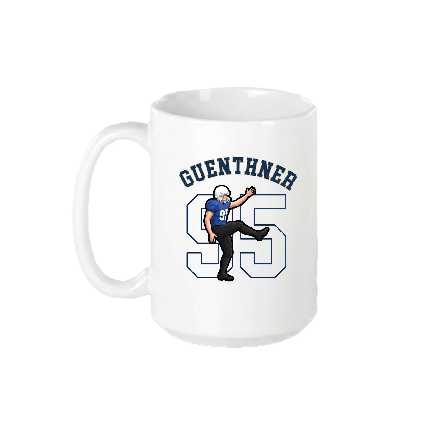 15oz Coffee Mug — Shirsey Arch in White