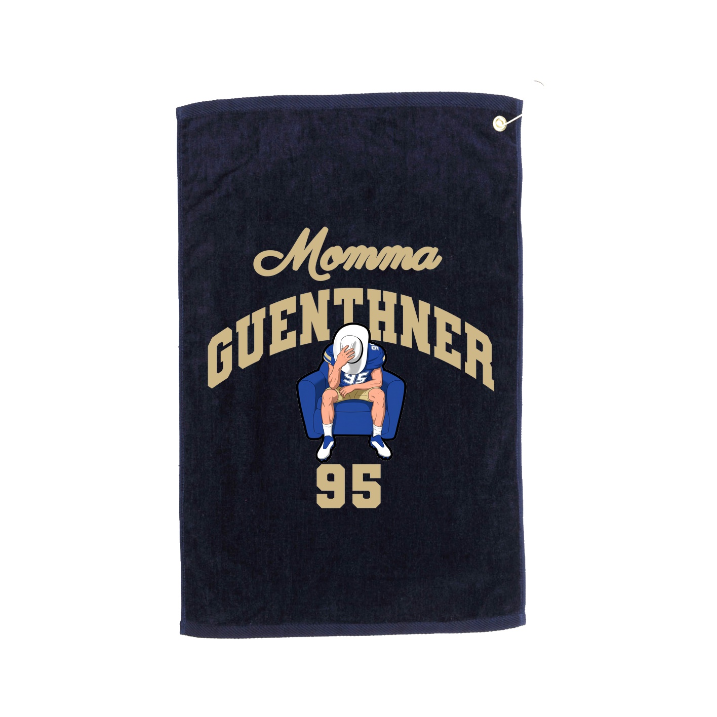 Golf Towel — Mothers Day Arch in Navy