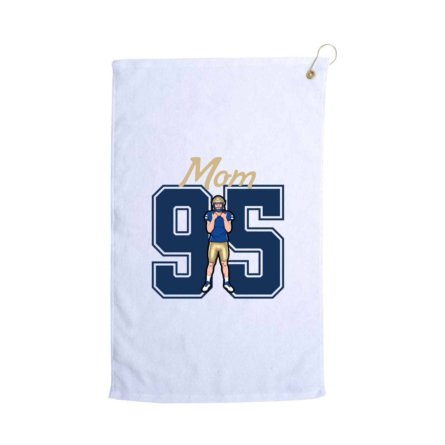 Golf Towel — Mothers Day Shirsey in White