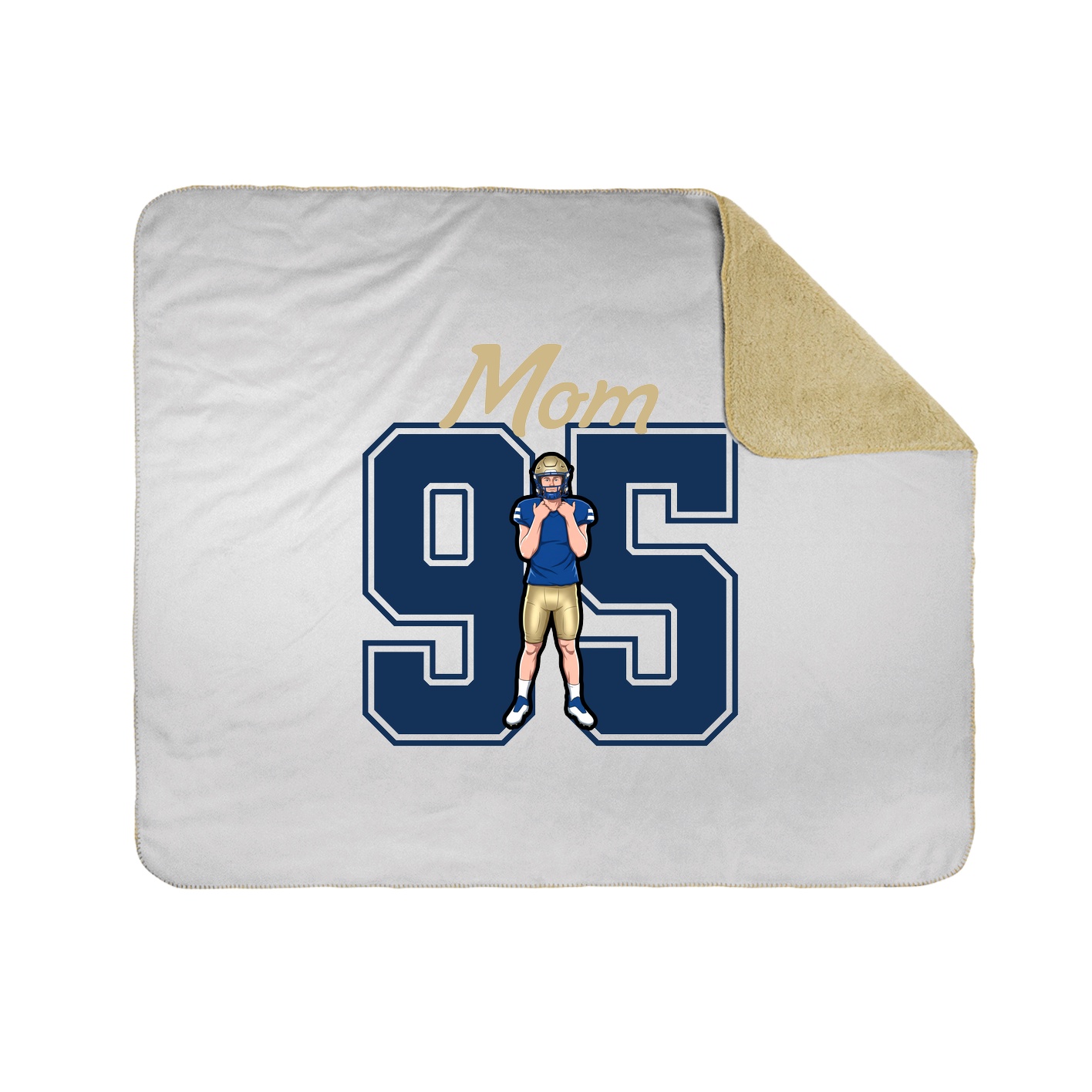 Throw Blanket — Mothers Day Shirsey in White