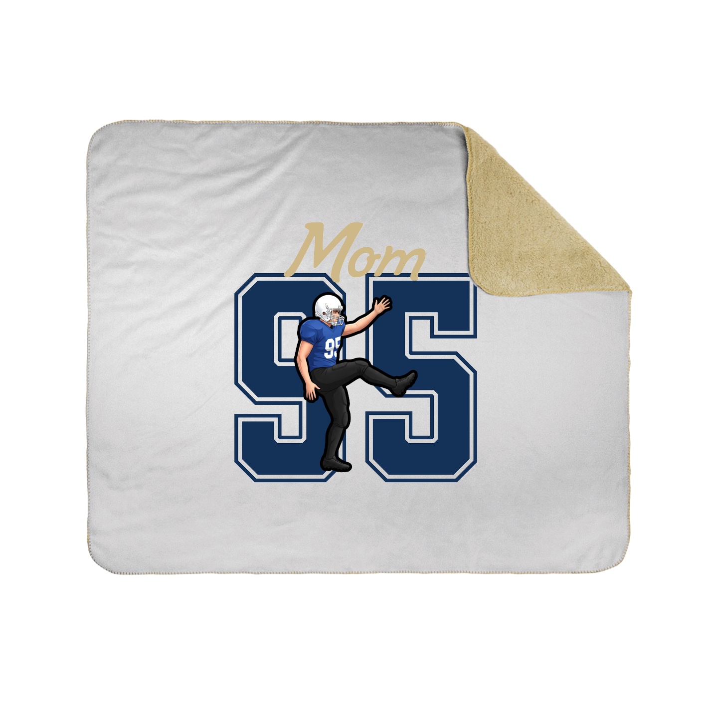 Throw Blanket — Mothers Day Shirsey in White