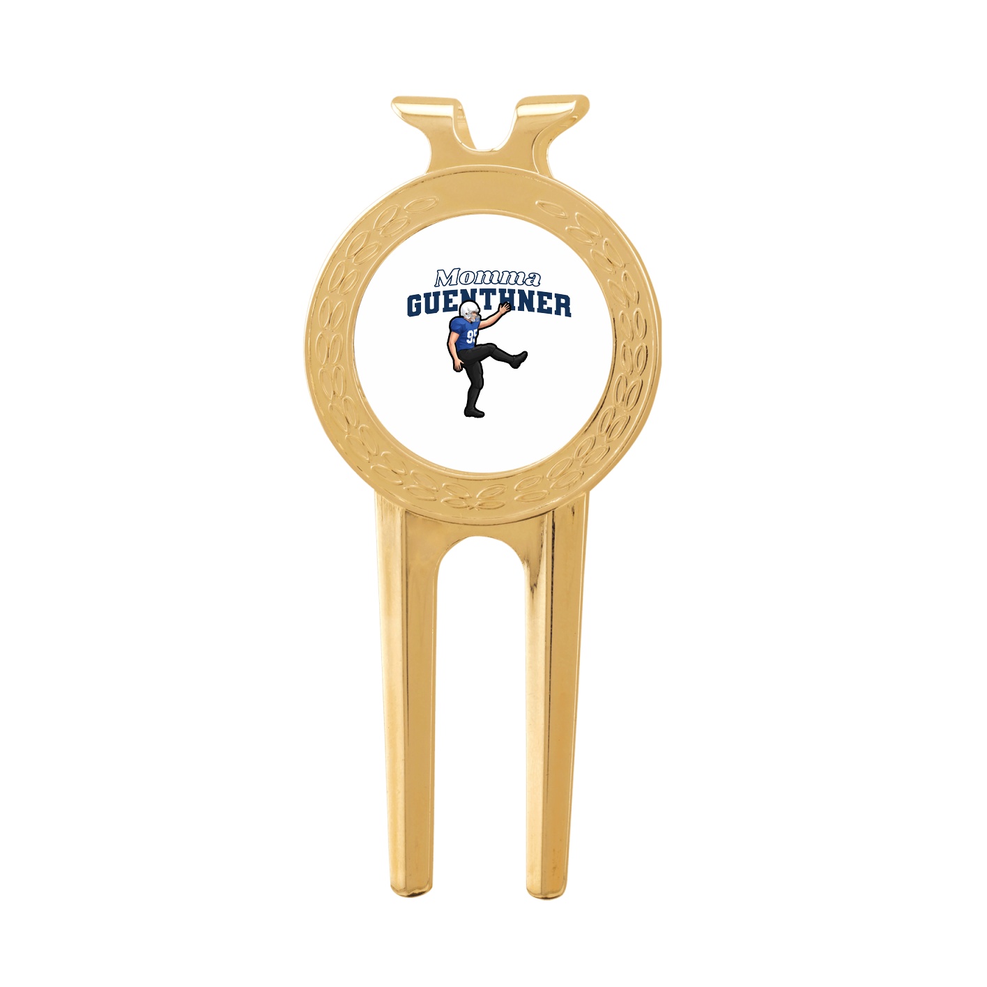 Divot Tool with Ball Marker — Mothers Day Block in Classic