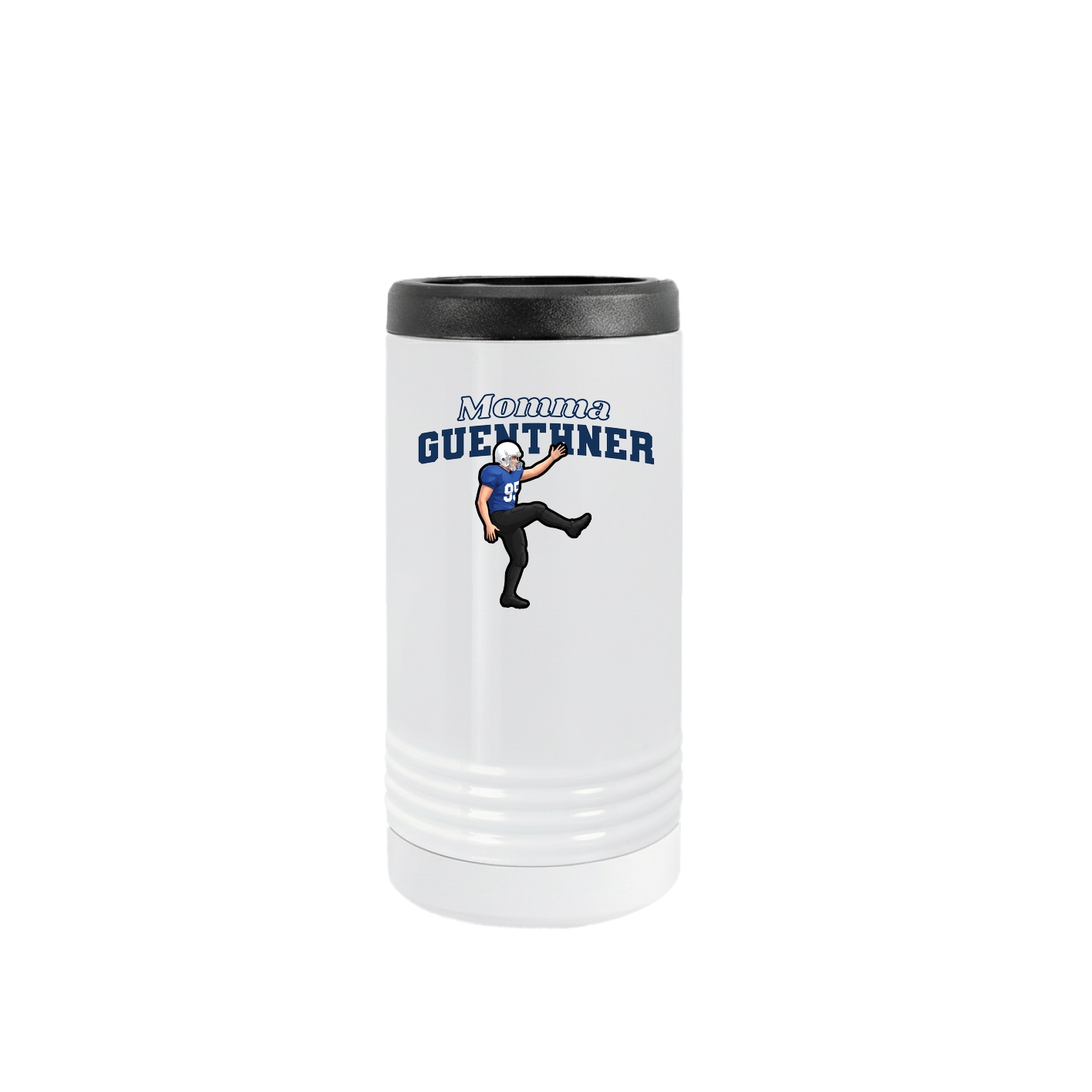 Slim Beverage Holder — Mothers Day Block in White