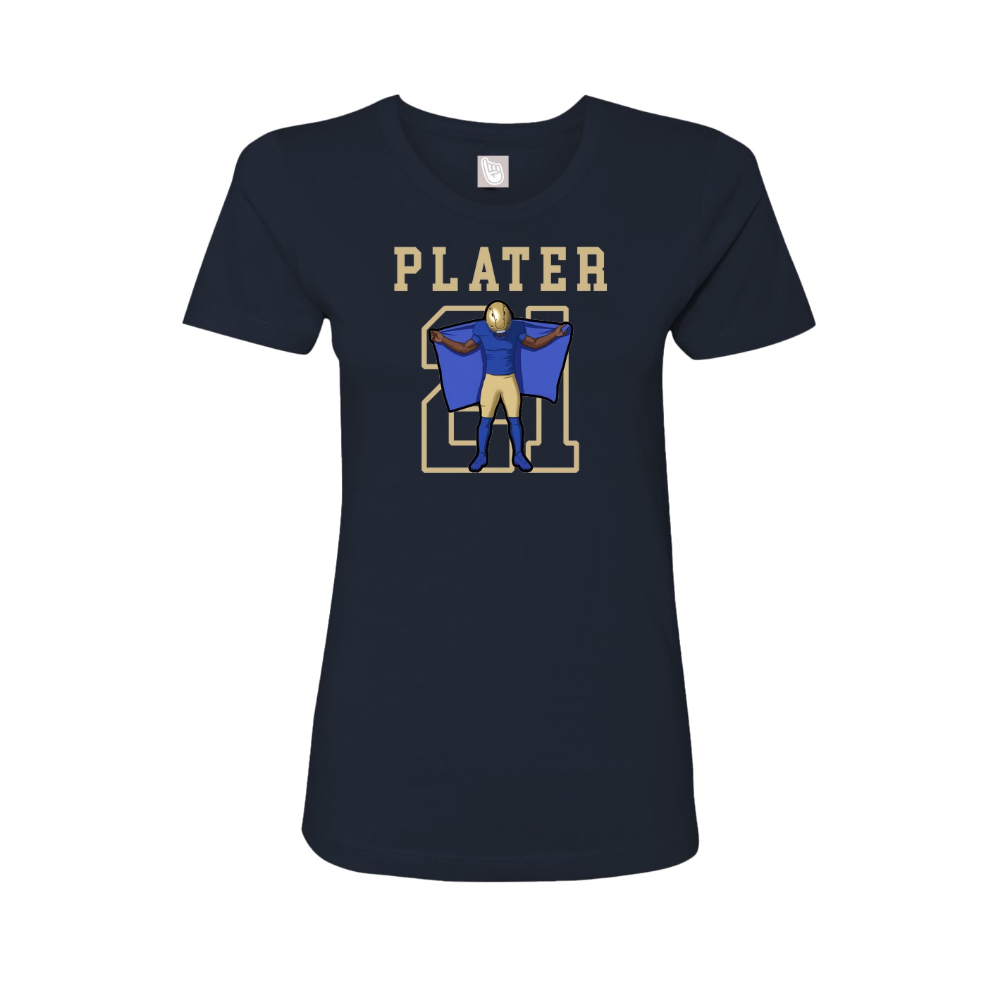 Fitted Women's Tee — Shirsey in Navy