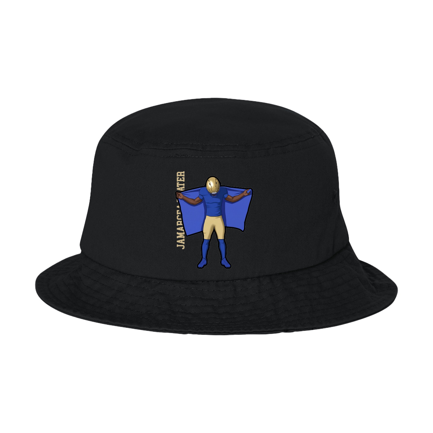 Bucket Cap — Name Vertical in Black