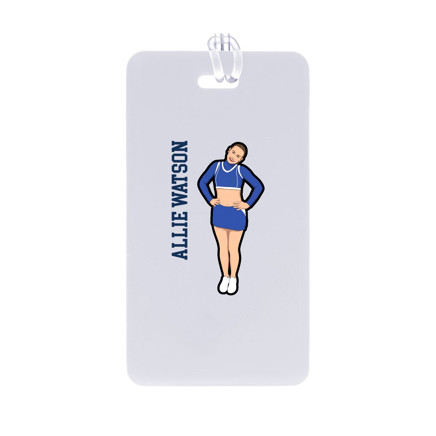 Bag Tag — Name Vertical in Classic