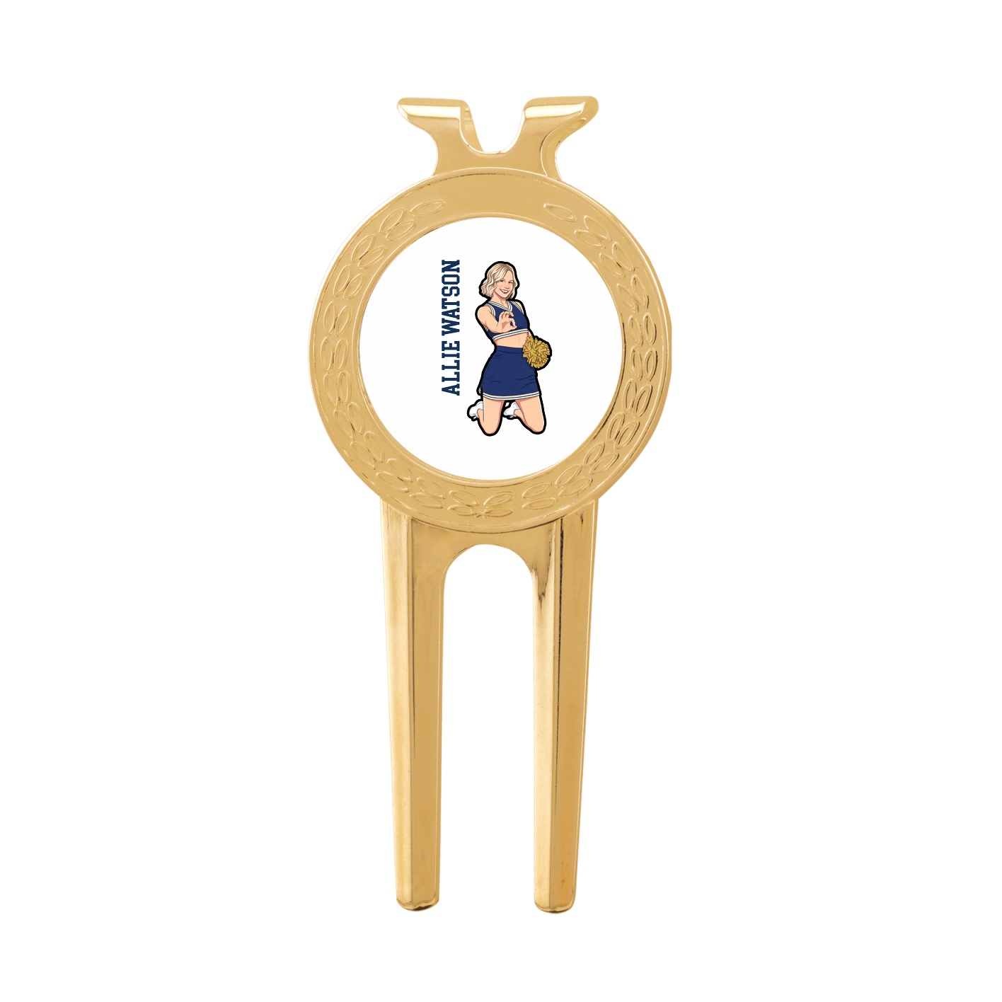 Divot Tool with Ball Marker — Name Vertical in Classic
