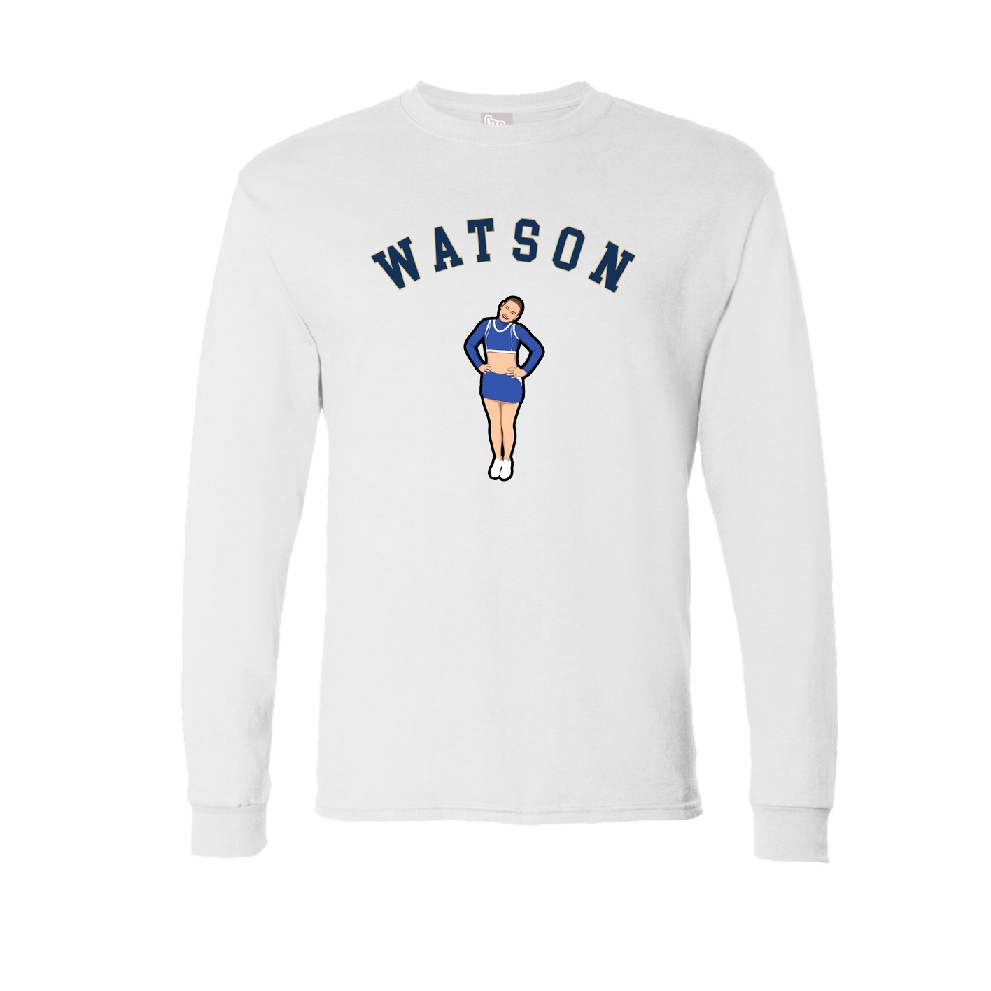 Long Sleeve Tee — Shirsey Arch in White