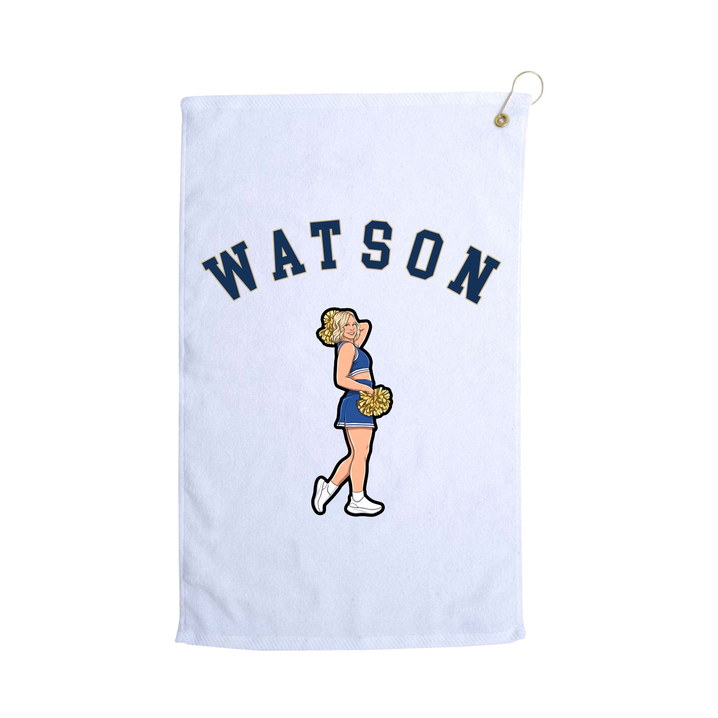 Golf Towel — Shirsey Arch in White