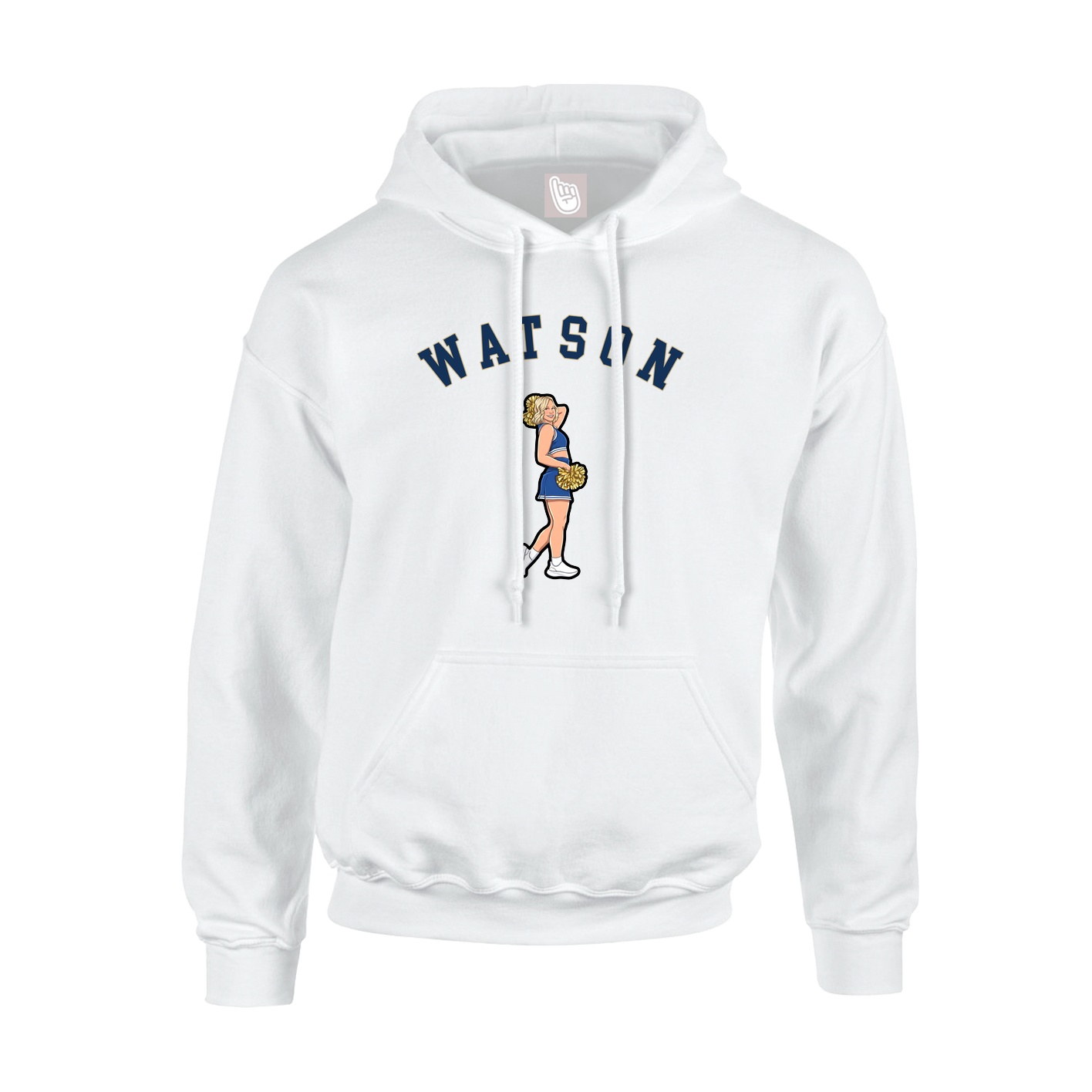 Hoodie — Shirsey Arch in White