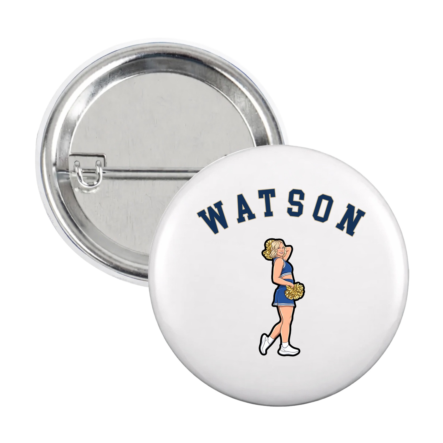 Game Day Button — Shirsey Arch in White