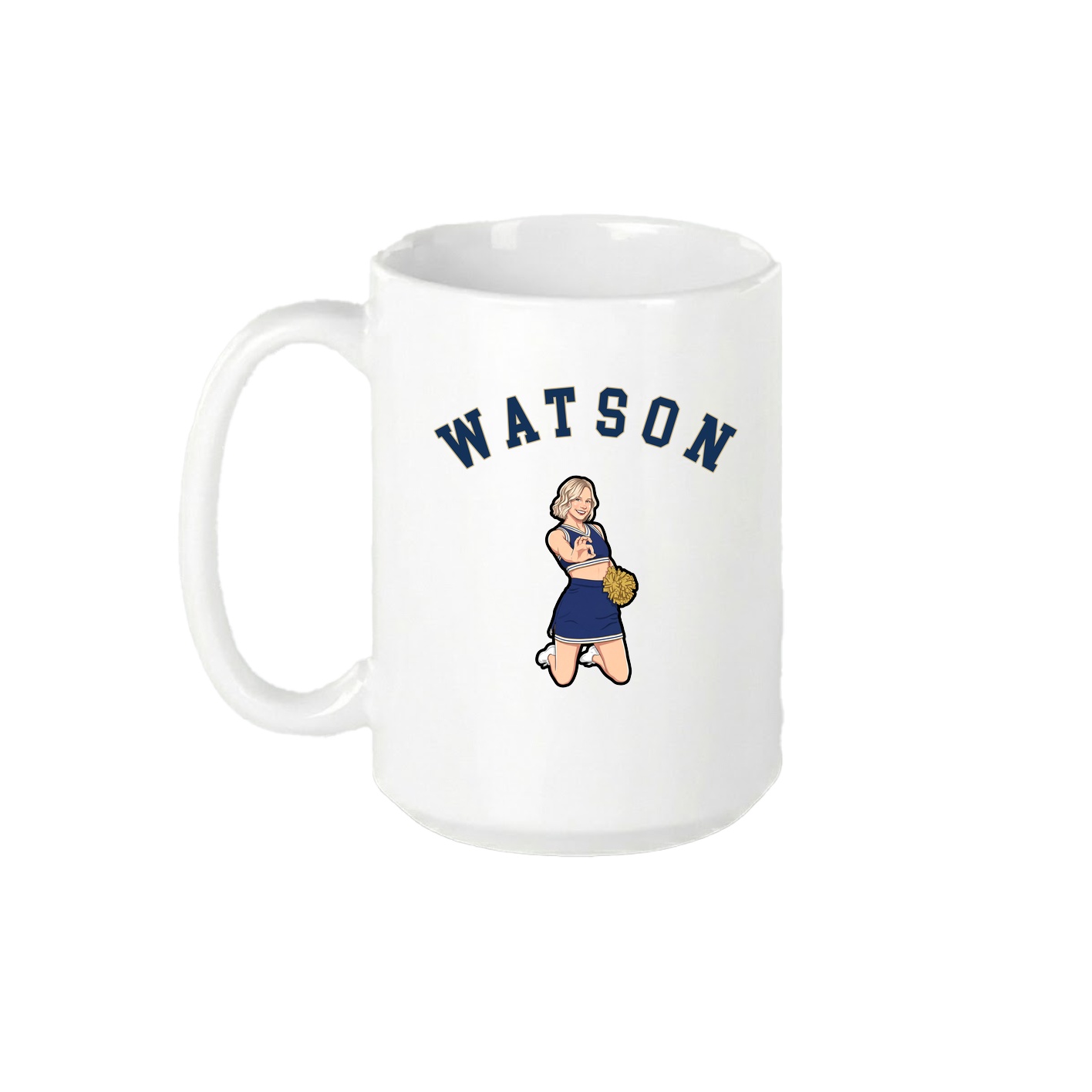 15oz Coffee Mug — Shirsey Arch in White